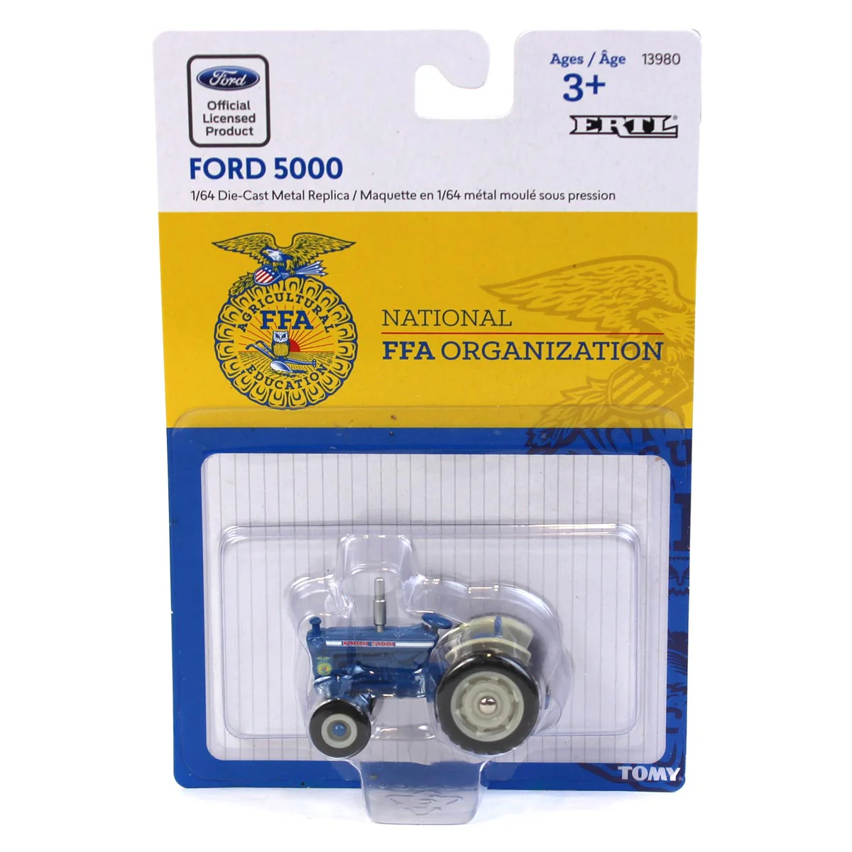 1/64 Ford 5000 Wide Front Tractor with FFA Logo by ERTL - Image 5