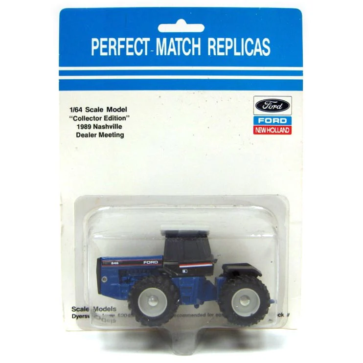 1/64 Ford 846 4WD Tractor with Duals, 1989 Nashville, TN Dealer Meeting by Scale Models