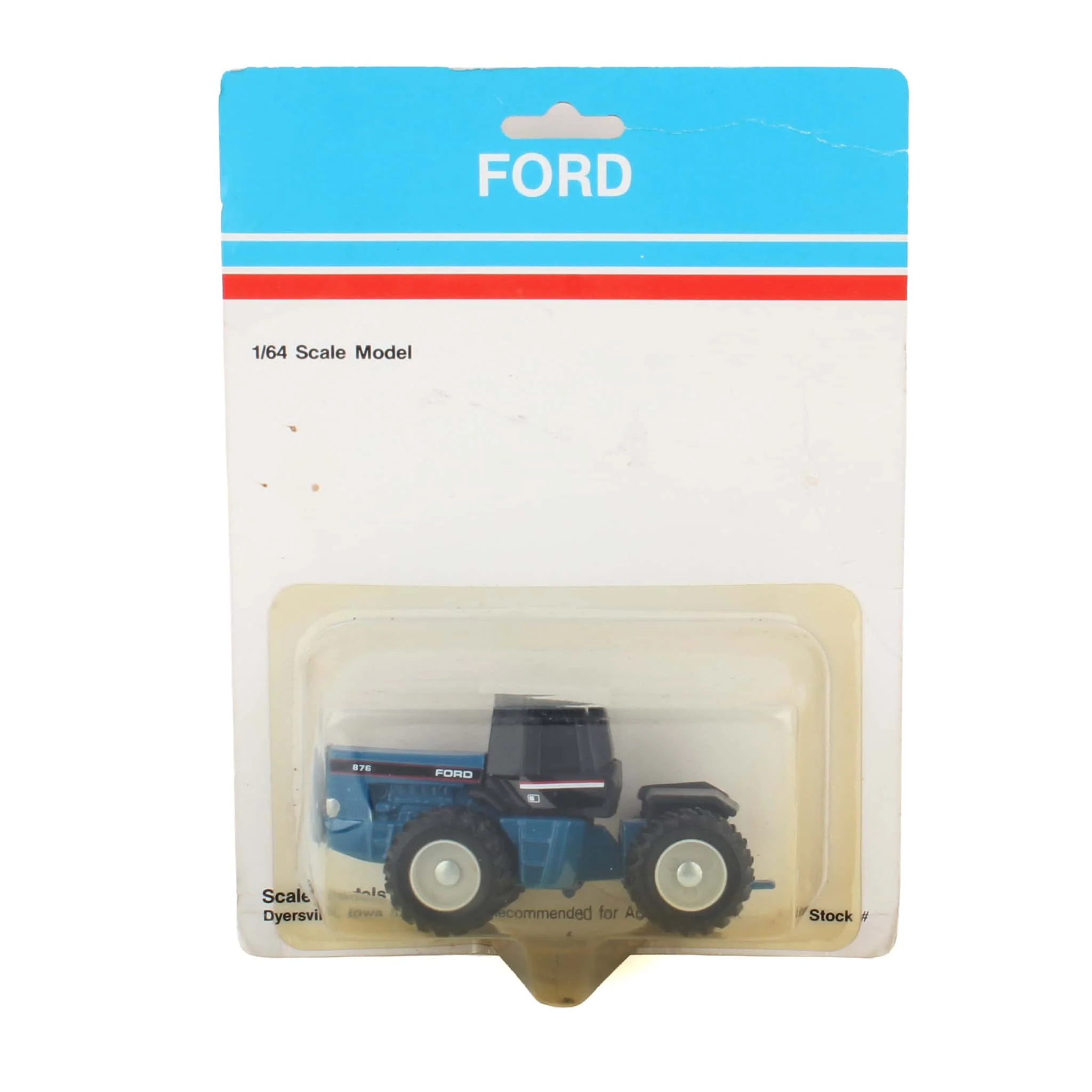 1/64 Ford 876 4WD Tractor with Duals, Boston 1990 Edition, Made in the USA by Scale Models