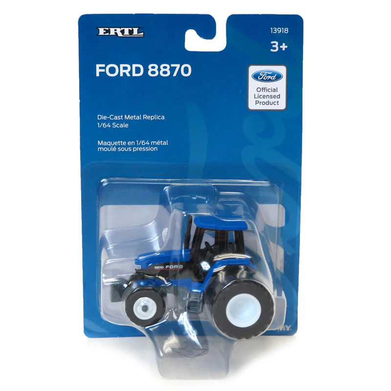 1/64 Ford 8870 Genesis Tractor with Rear Duals by ERTL - Image 5
