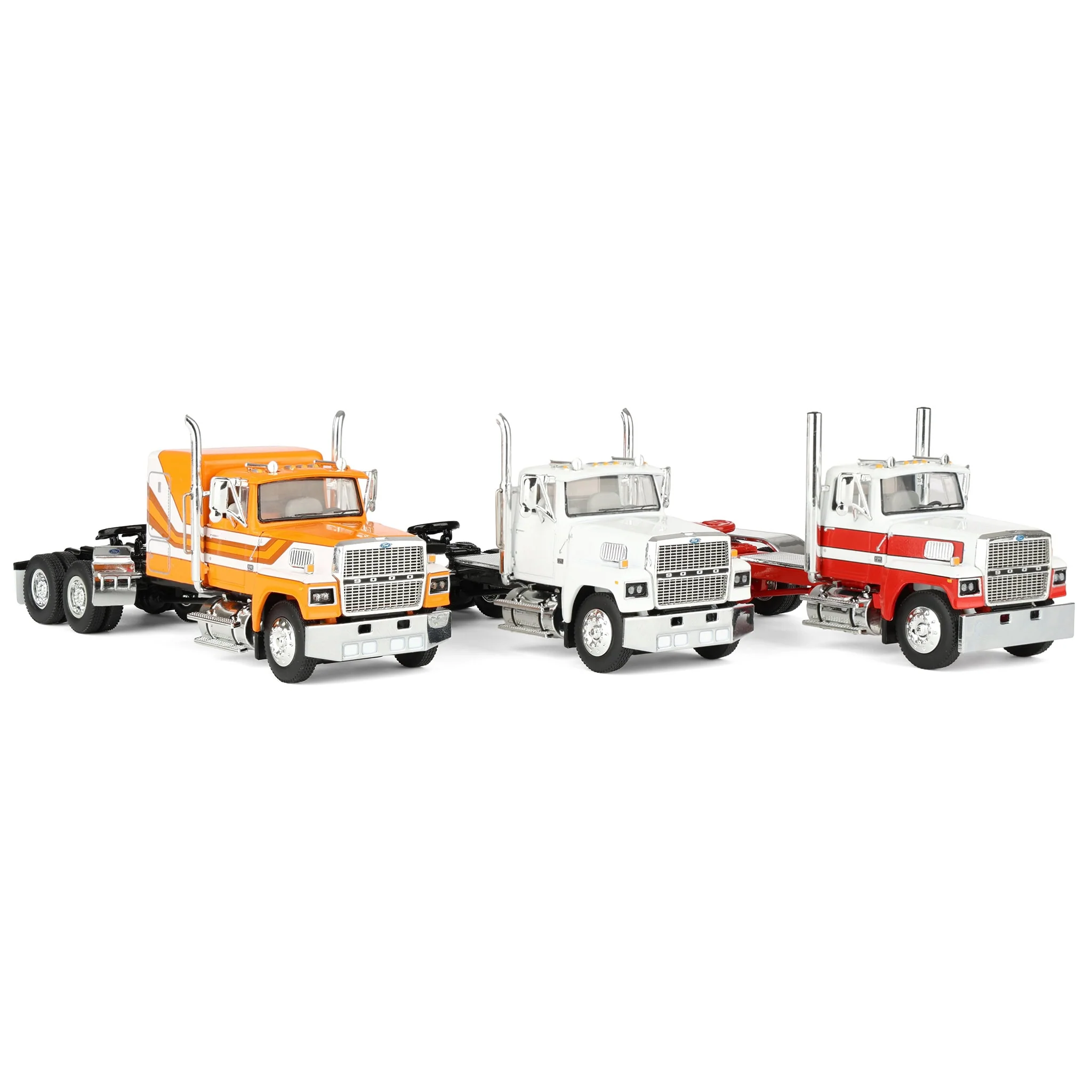 1/64 Ford LTL 9000 Trucks Trio Set, DCP by First Gear - Image 2
