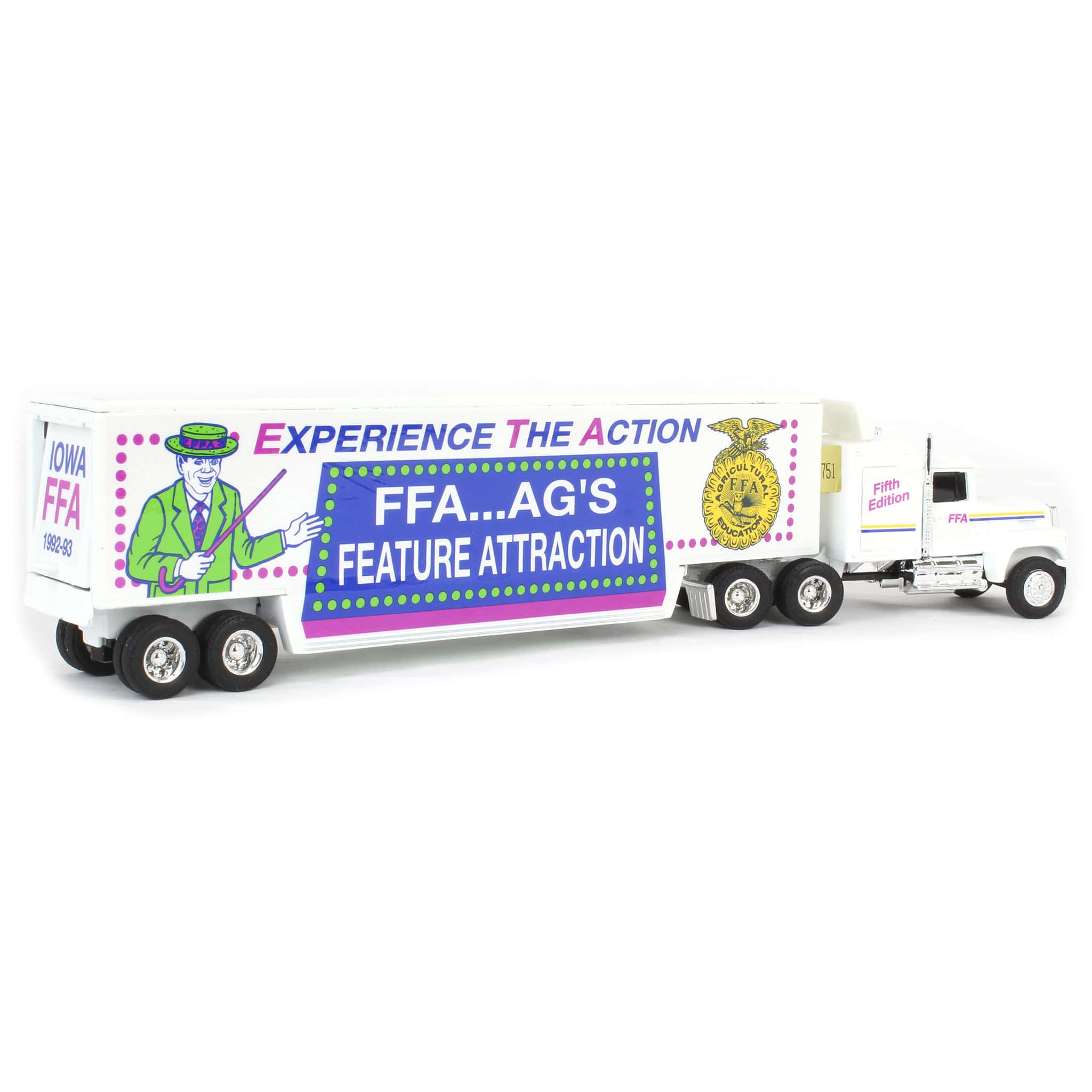 1/64 Ford LTL9000 with Sleeper, Iowa FFA, Fifth Edition 1992-1993 - Image 3