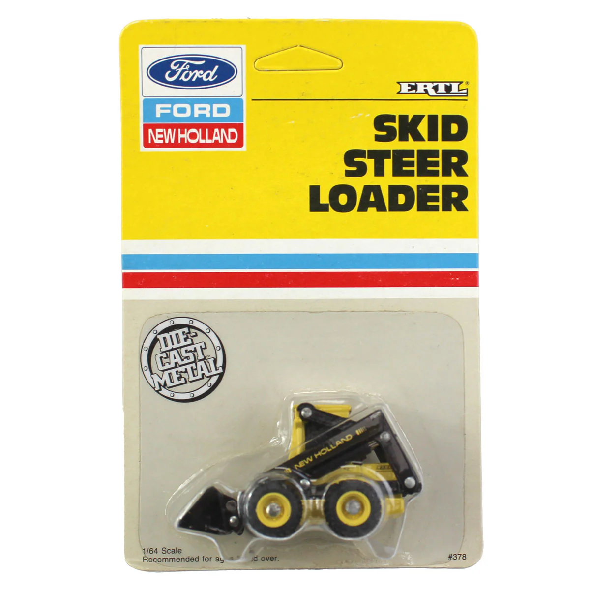 1/64 Ford New Holland 555 Skid Steer Loader by ERTL