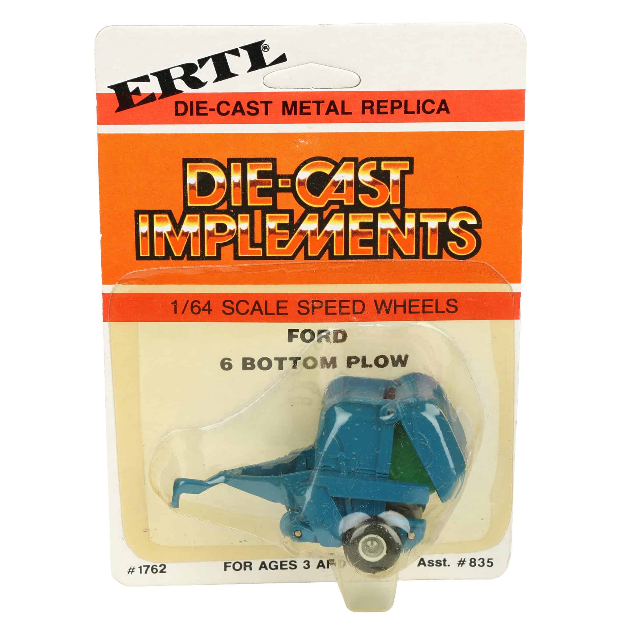 1/64 Ford Round Baler with Bale by ERTL - Image 6