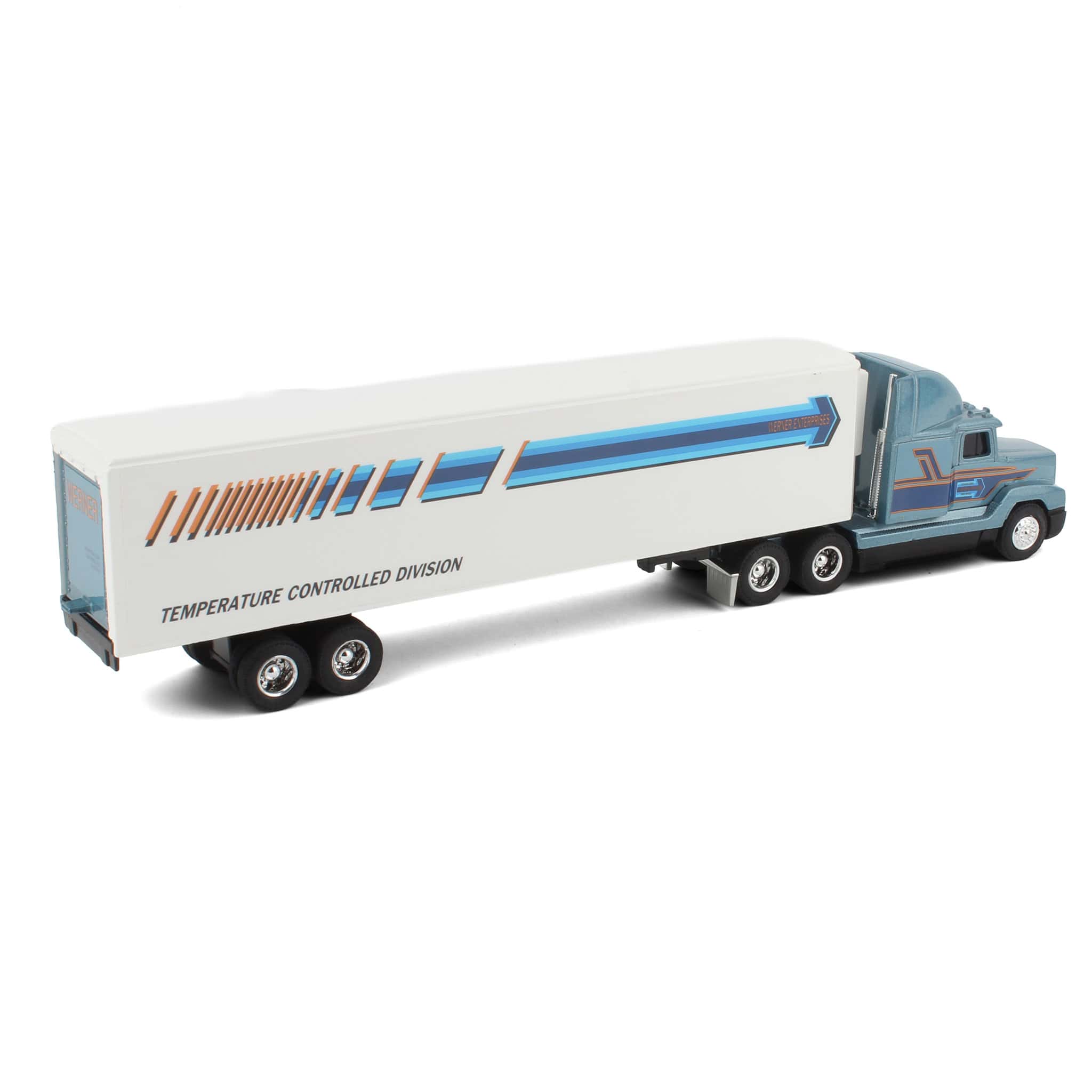 1/64 Freightliner 120 Conventional Semi Truck with Werner Temperature Controlled Reefer Trailer by ERTL - Image 2