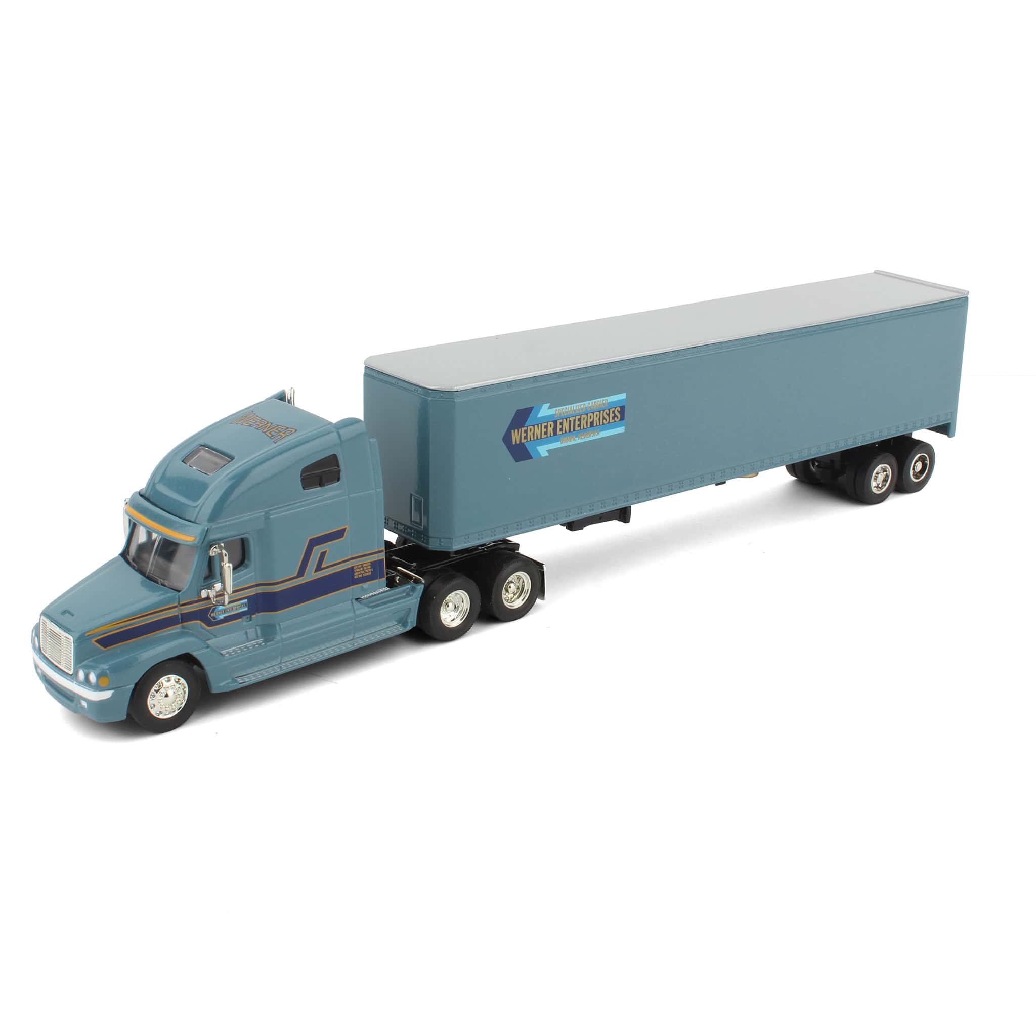 1/64 Freightliner C120 Semi Truck Bank, Werner Enterprises by SpecCast - Image 2