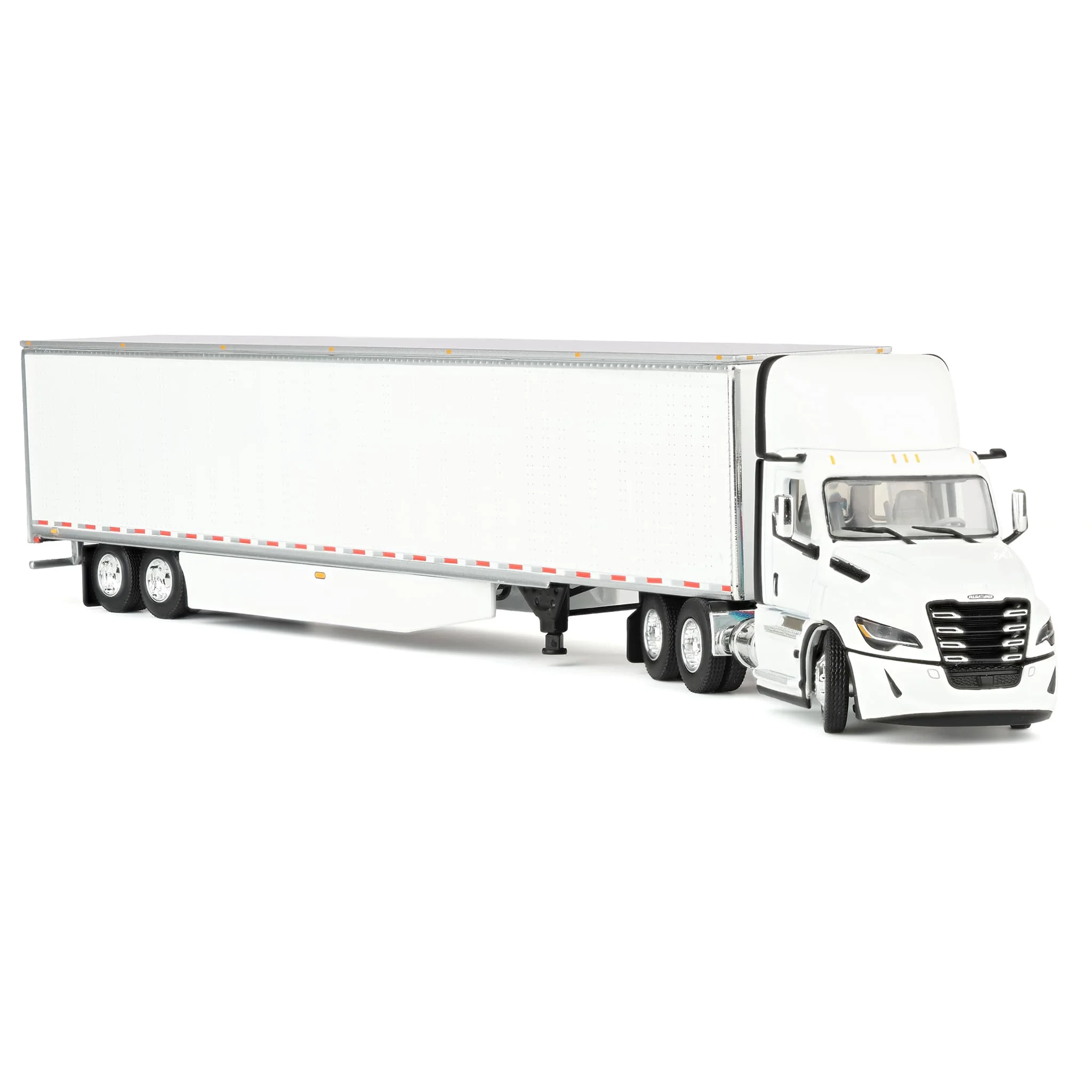 1/64 Freightliner Cascadia Fifth Generation Semi Truck with Day Cab, White, DCP by First Gear - Image 2