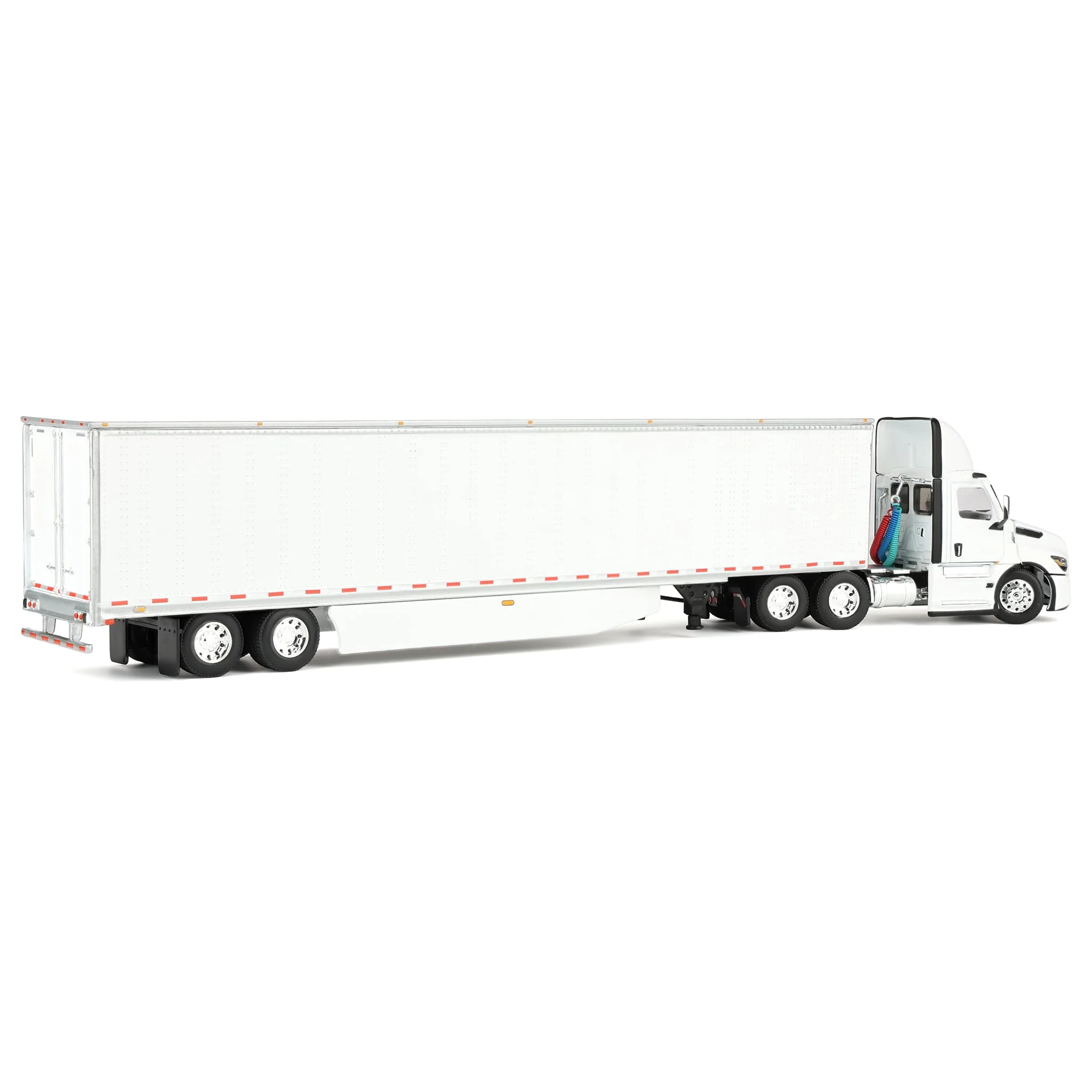 1/64 Freightliner Cascadia Fifth Generation Semi Truck with Day Cab, White, DCP by First Gear - Image 3