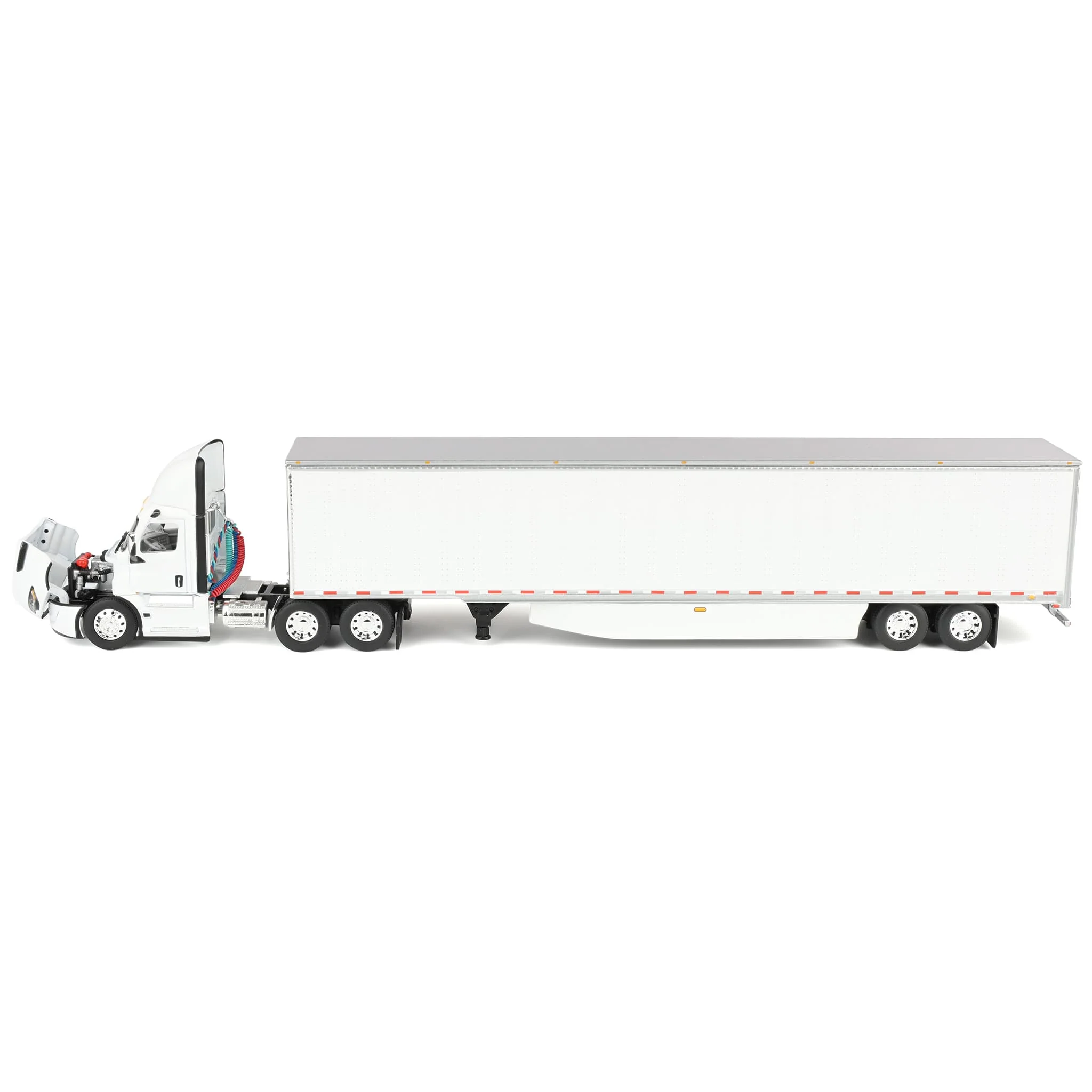 1/64 Freightliner Cascadia Fifth Generation Semi Truck with Day Cab, White, DCP by First Gear - Image 5