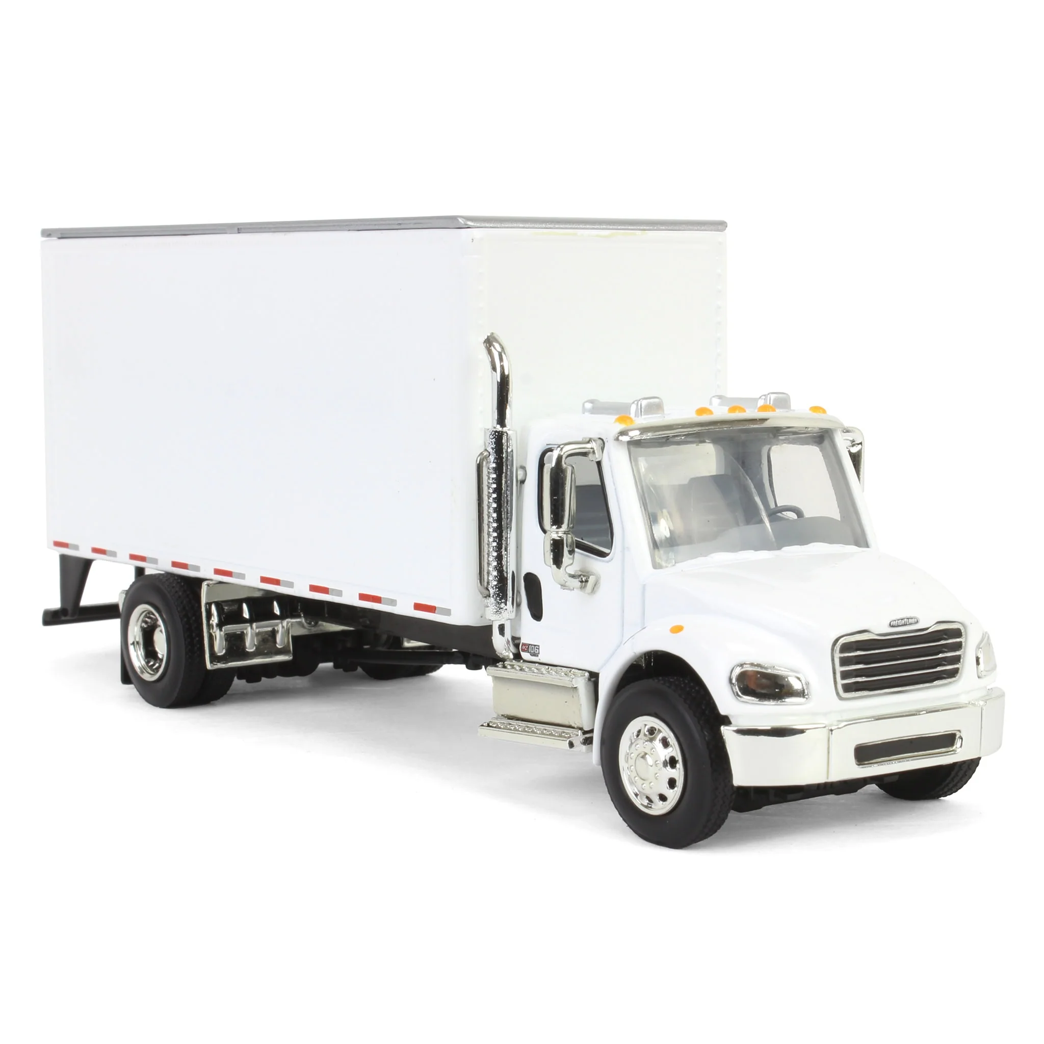 1/64 Freightliner M2 Van Box Truck, Blank White - Image 2