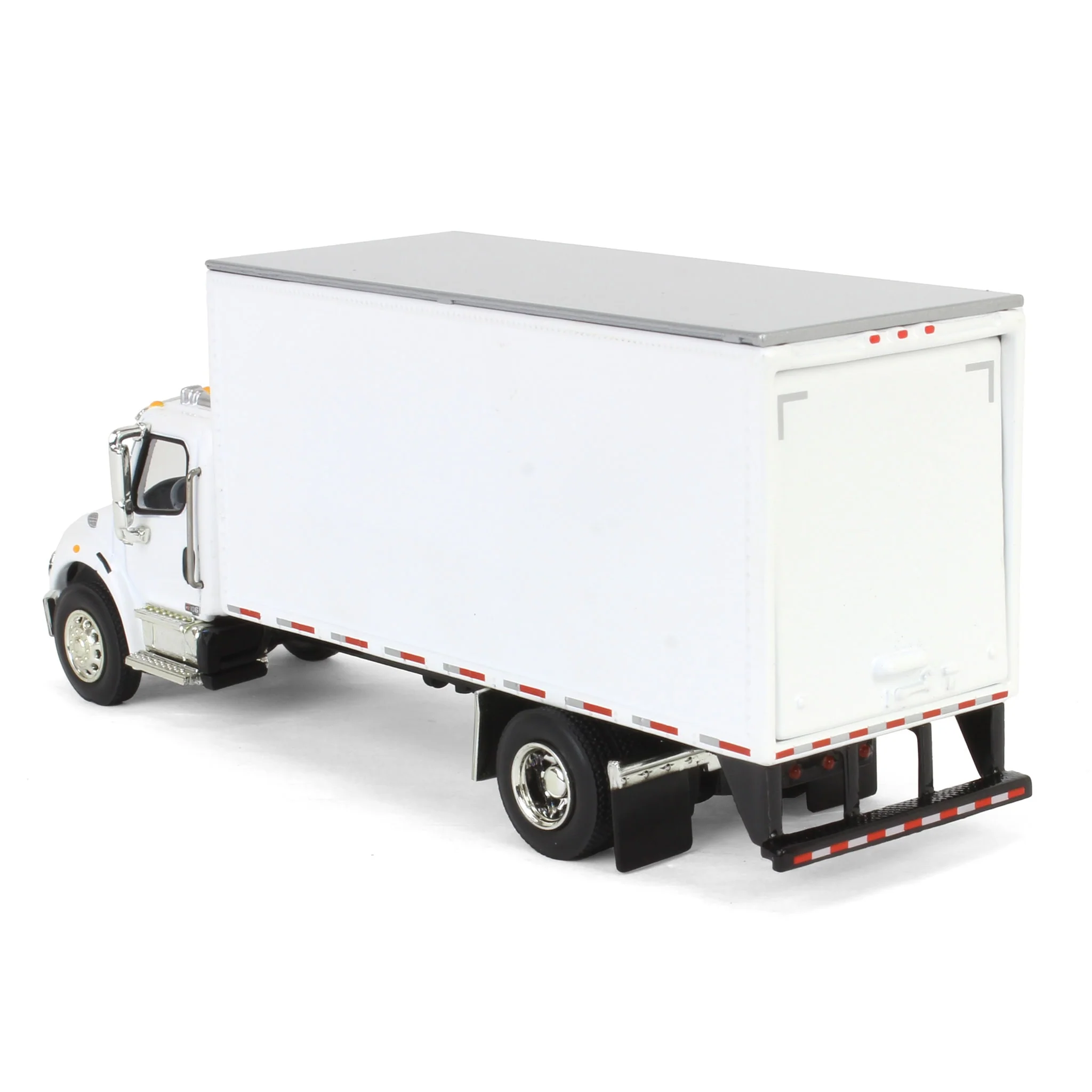 1/64 Freightliner M2 Van Box Truck, Blank White - Image 4