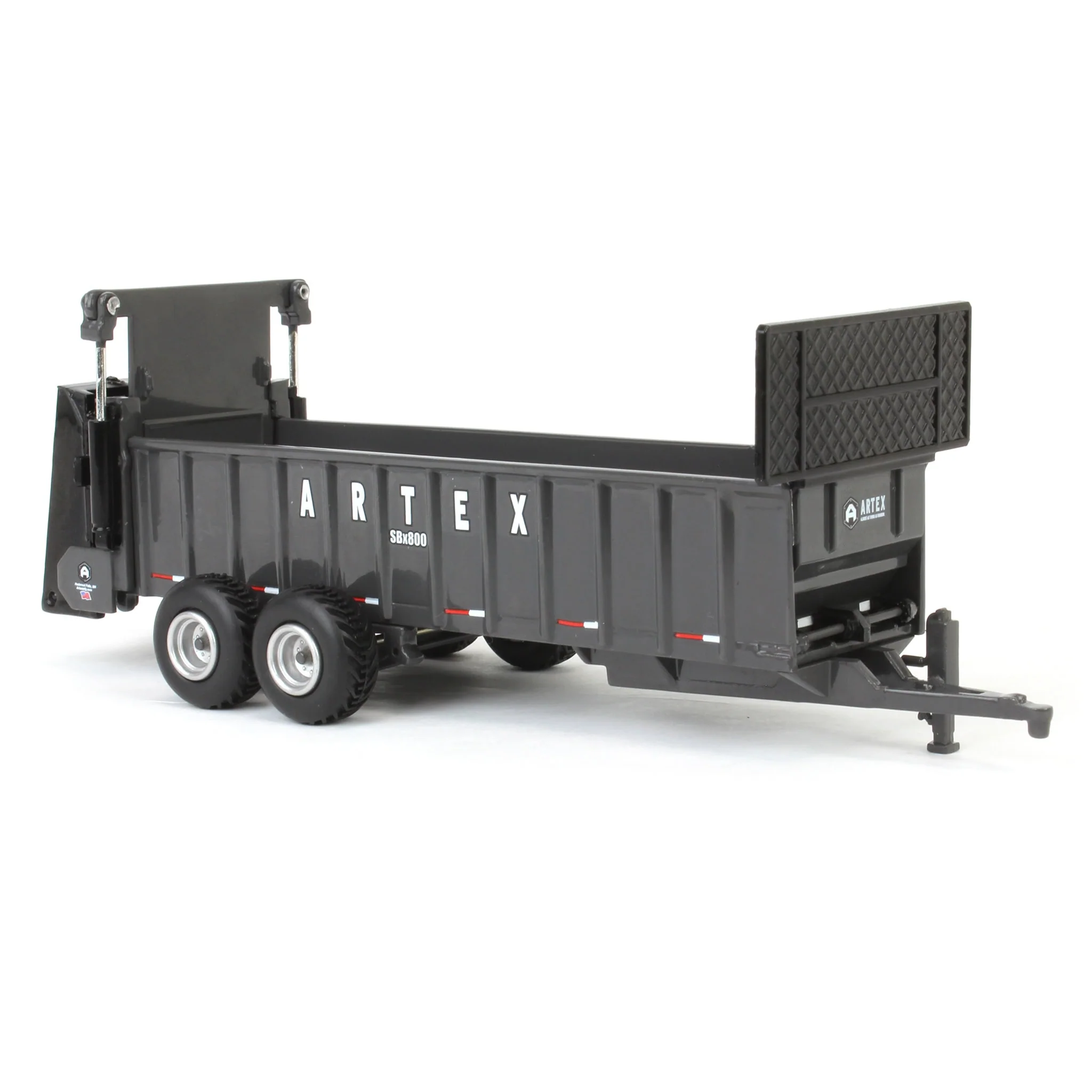 1/64 Gray Artex SBX800 Spreader with Tandem Axle by SpecCast - Image 2