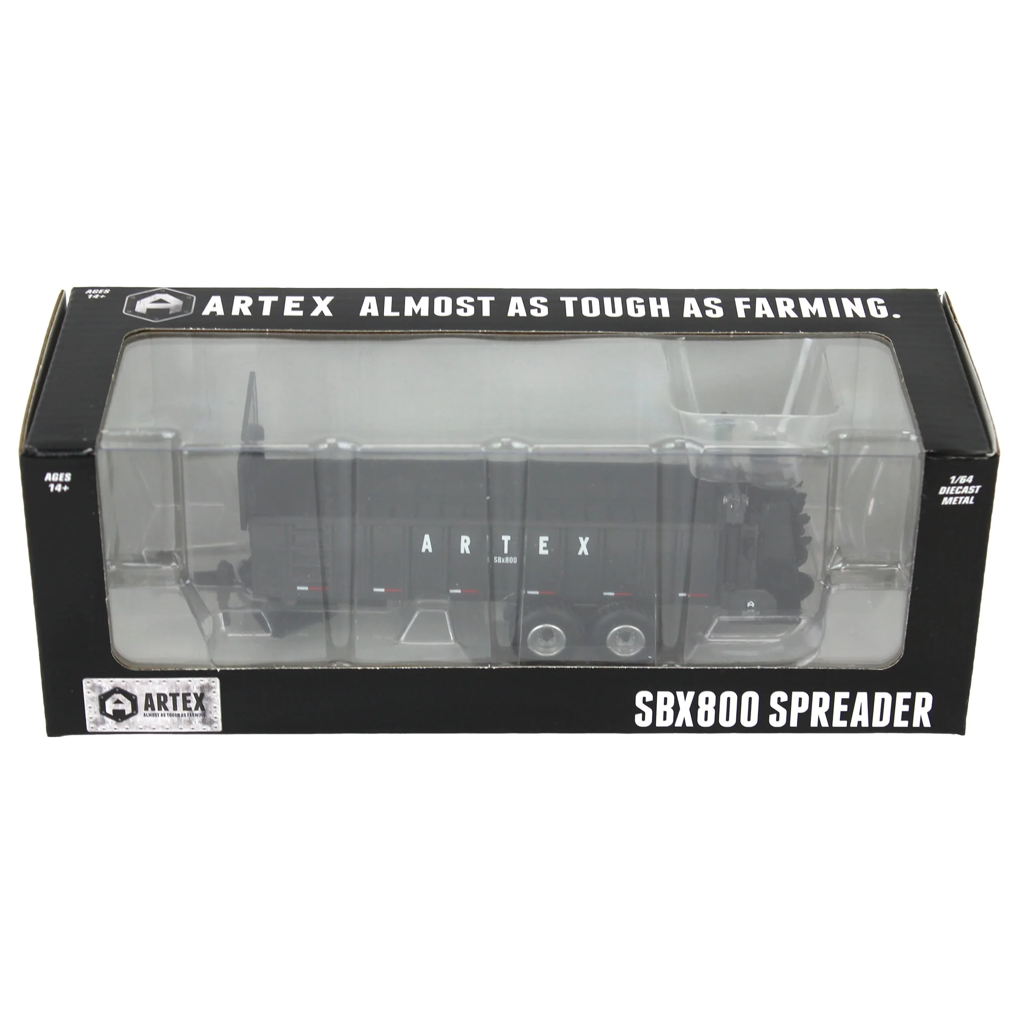 1/64 Gray Artex SBX800 Spreader with Tandem Axle by SpecCast - Image 6
