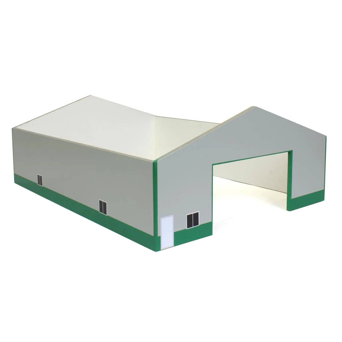 1/64 Gray & Green 60ft x 80ft Wooden Implement Shed - Image 3