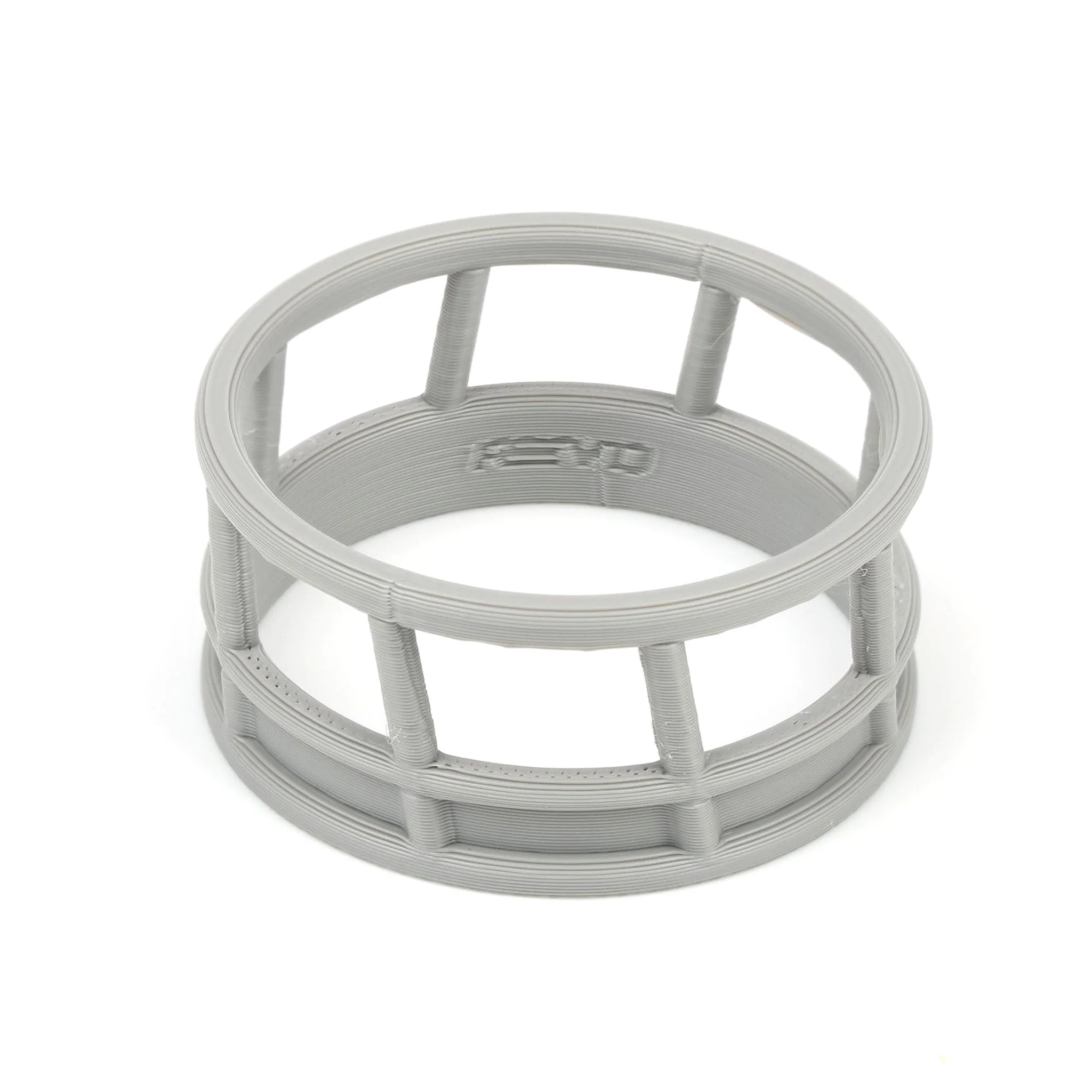 1/64 Gray Round Bale Hay Feeder 4-Pack by REVD Toys, 3D Printed - Image 3