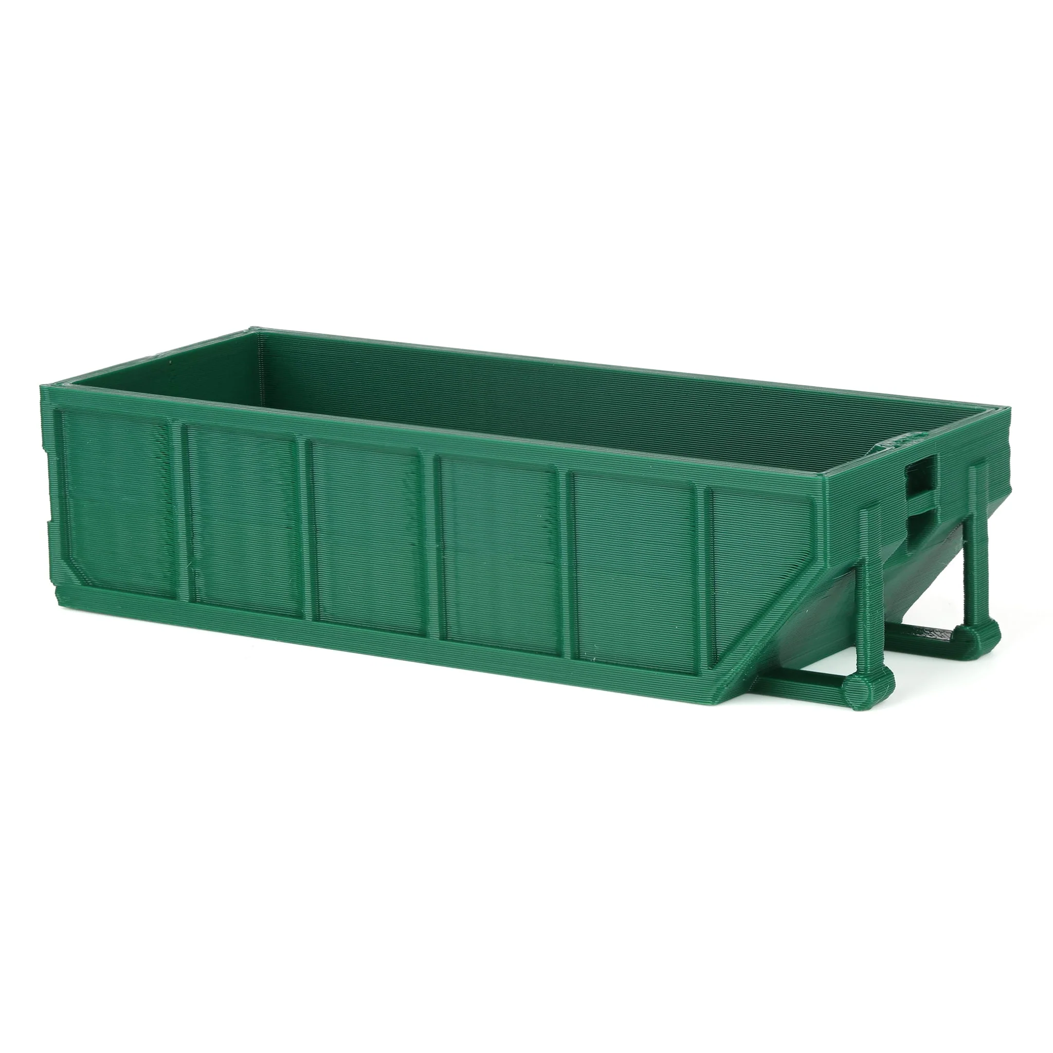 1/64 Green 15-Yard Rolloff Dumpster, 3D Printed - Image 2
