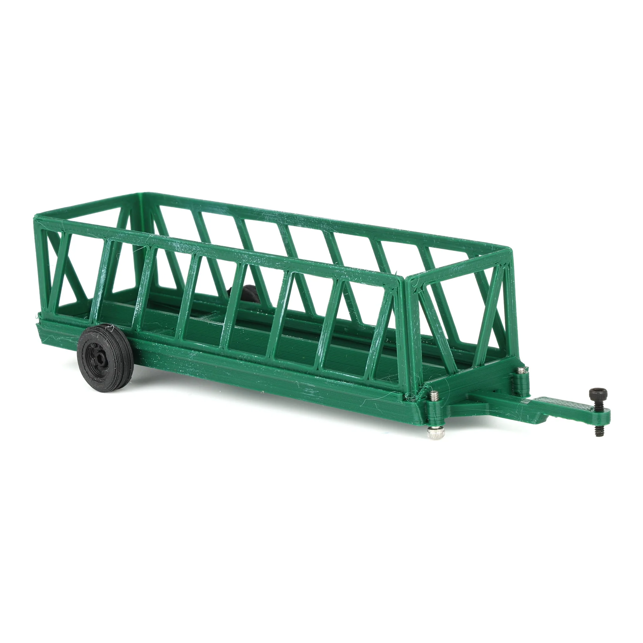 1/64 Green 20ft Portable Cattle Feeder, 3D Printed - Image 2