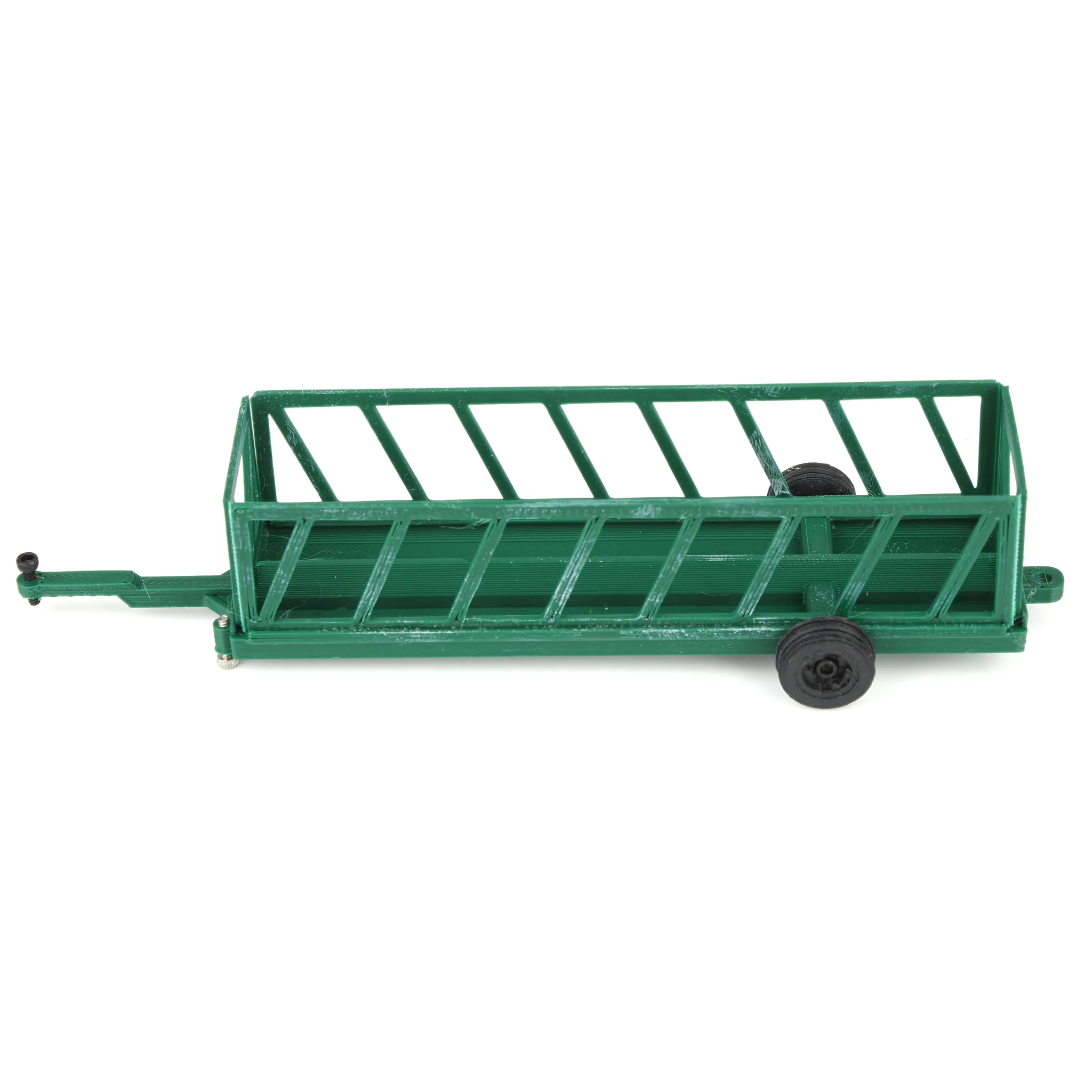1/64 Green 20ft Portable Cattle Feeder, 3D Printed - Image 5