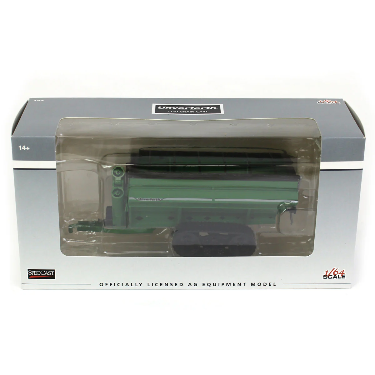 1/64 Unverferth 1120 Grain Cart with Tracks by SpecCast, Green - Image 5