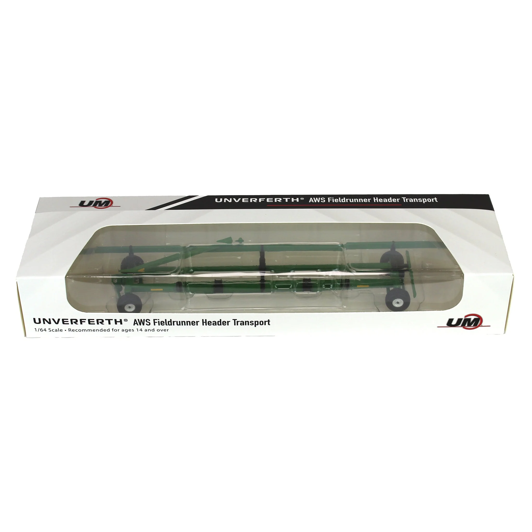 1/64 Unverferth AWS Fieldrunner Header Trailer by SpecCast, Green - Image 5