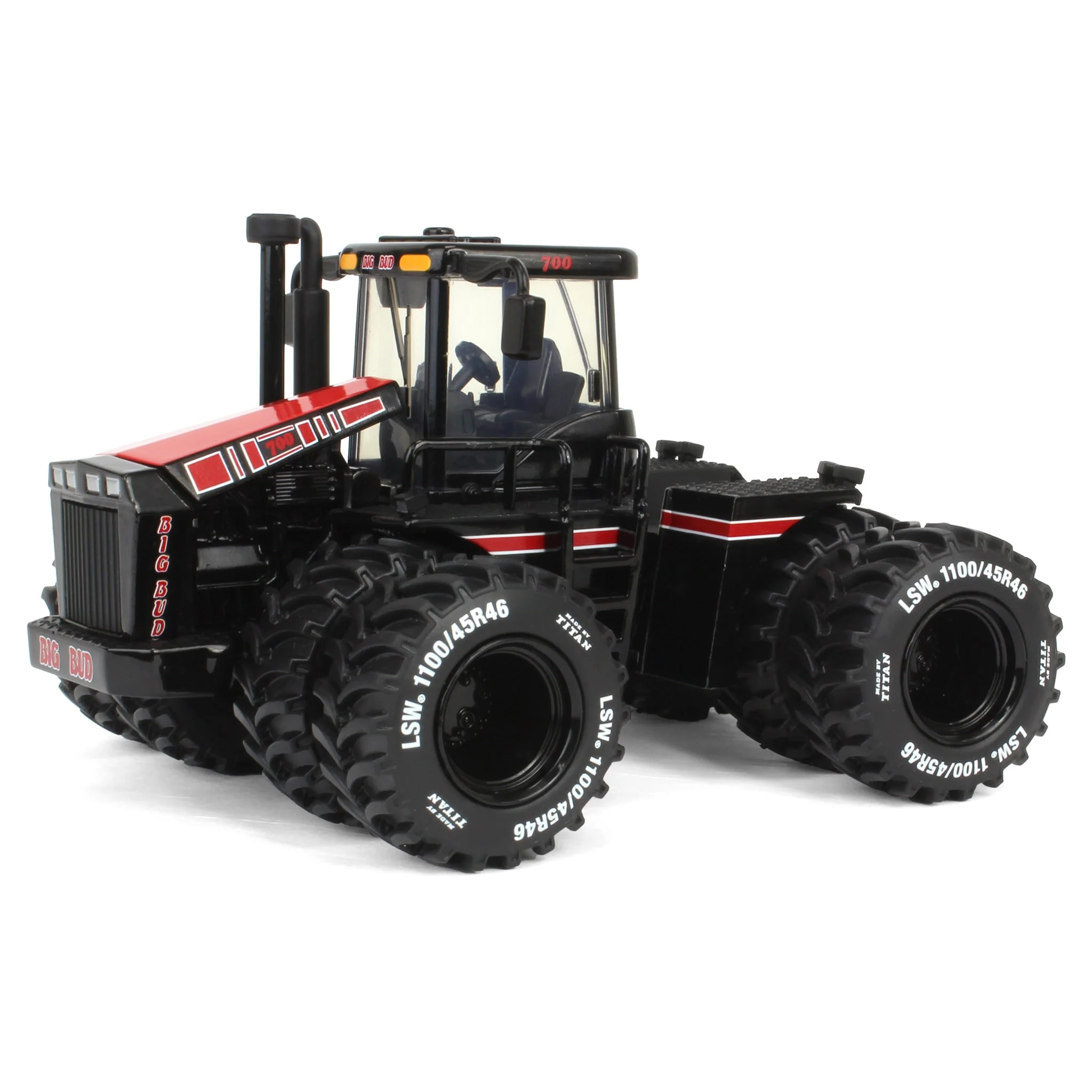 Las Vegas AG Black Version ~ 1/64 Big Bud 700 Tractor with Titan Goodyear LSW Dual Tires by First Gear