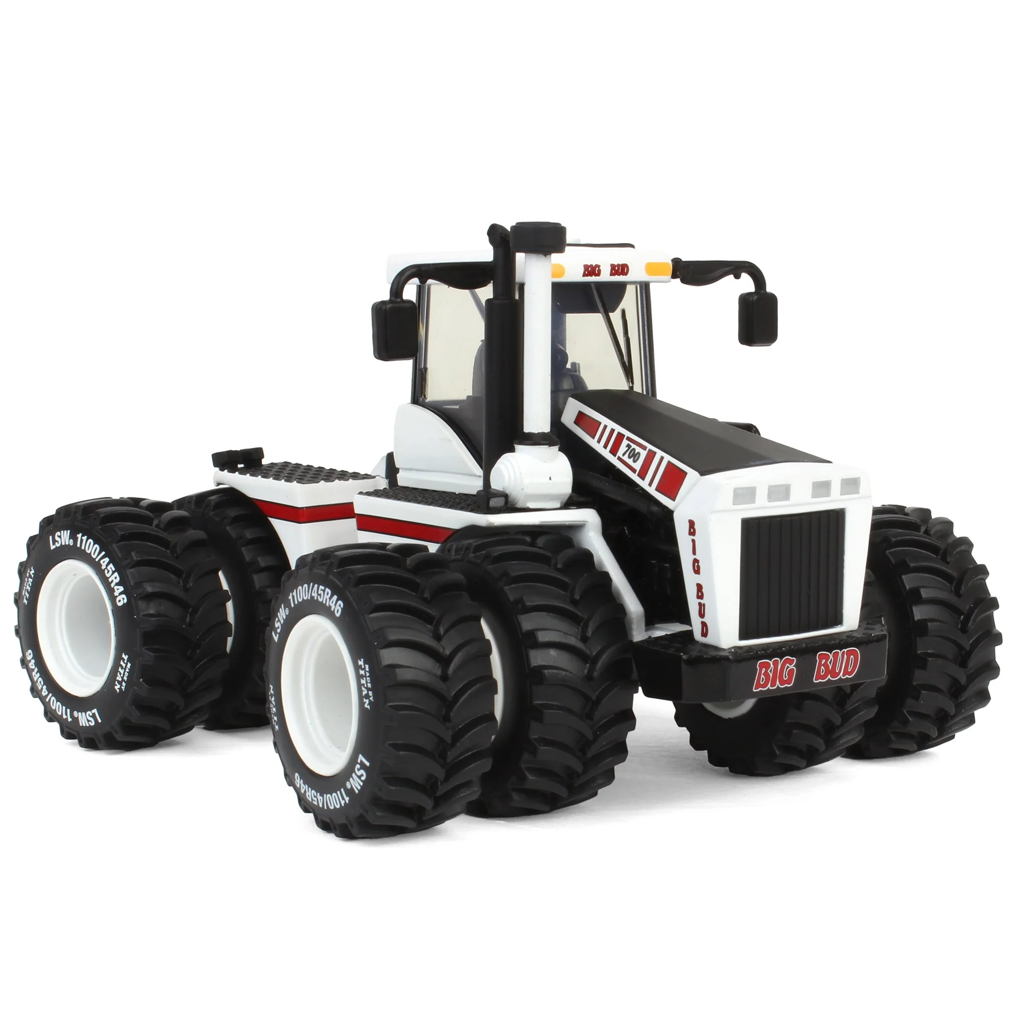 Las Vegas White AG Version ~ 1/64 Big Bud 700 Tractor with Titan Goodyear LSW Tires - Image 2