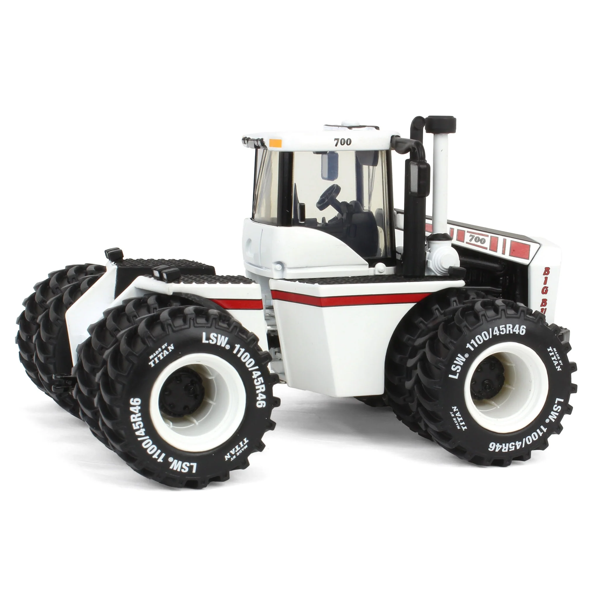 Las Vegas White AG Version ~ 1/64 Big Bud 700 Tractor with Titan Goodyear LSW Tires - Image 3