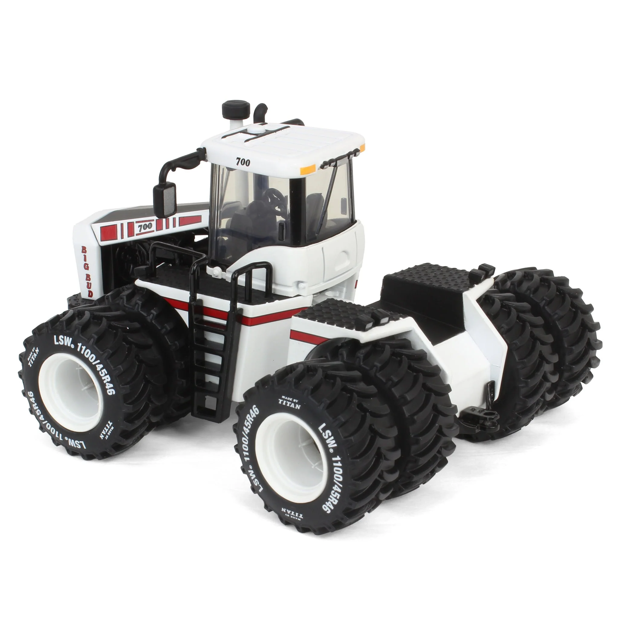 Las Vegas White AG Version ~ 1/64 Big Bud 700 Tractor with Titan Goodyear LSW Tires - Image 4