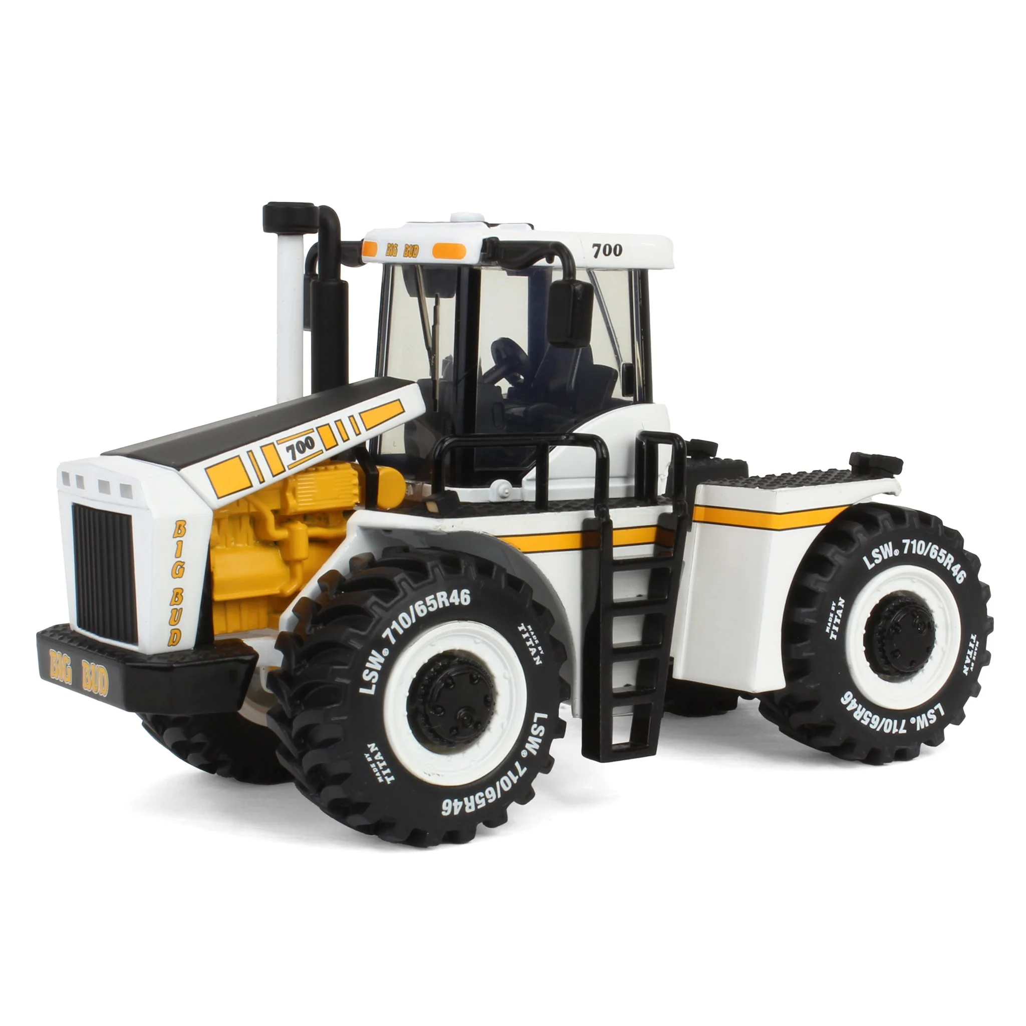 Las Vegas White CE Version ~ 1/64 Big Bud 700 Tractor with Titan Goodyear LSW Tires