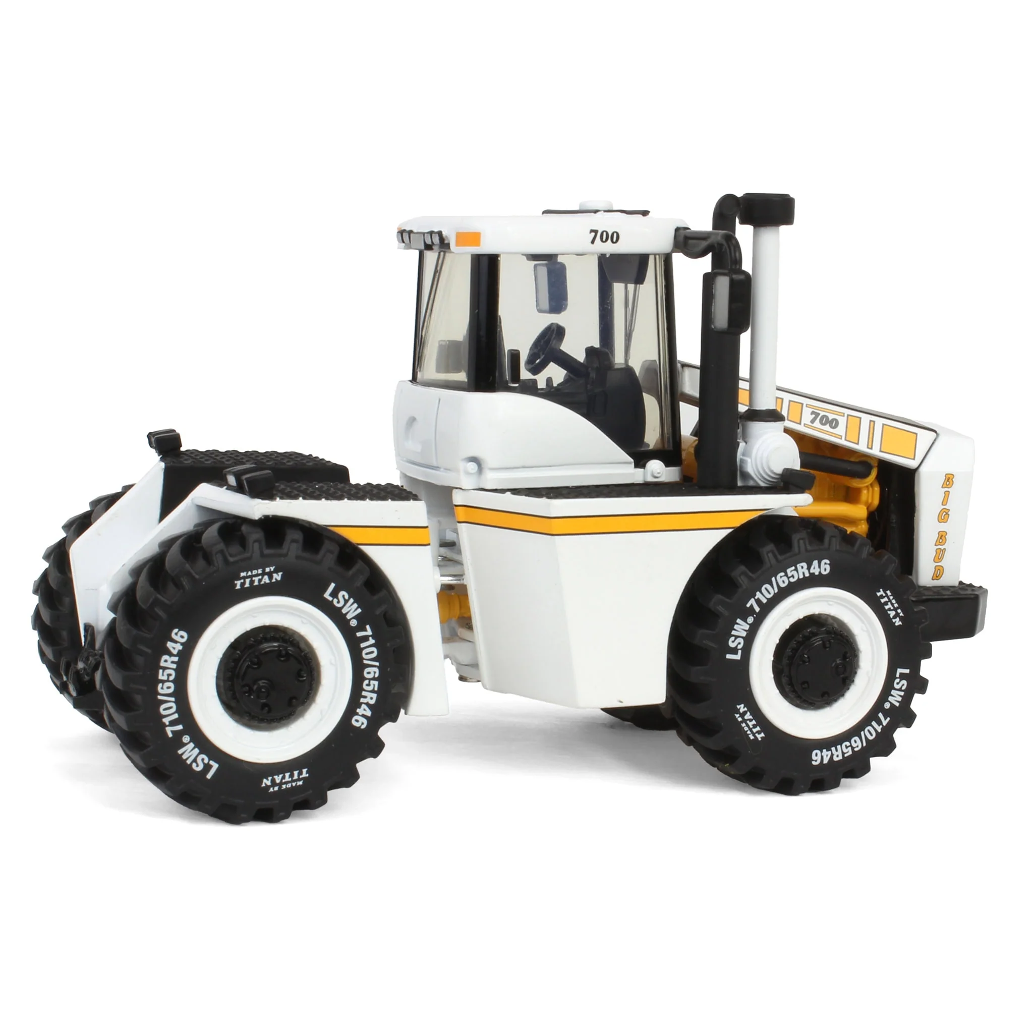 Las Vegas White CE Version ~ 1/64 Big Bud 700 Tractor with Titan Goodyear LSW Tires - Image 3