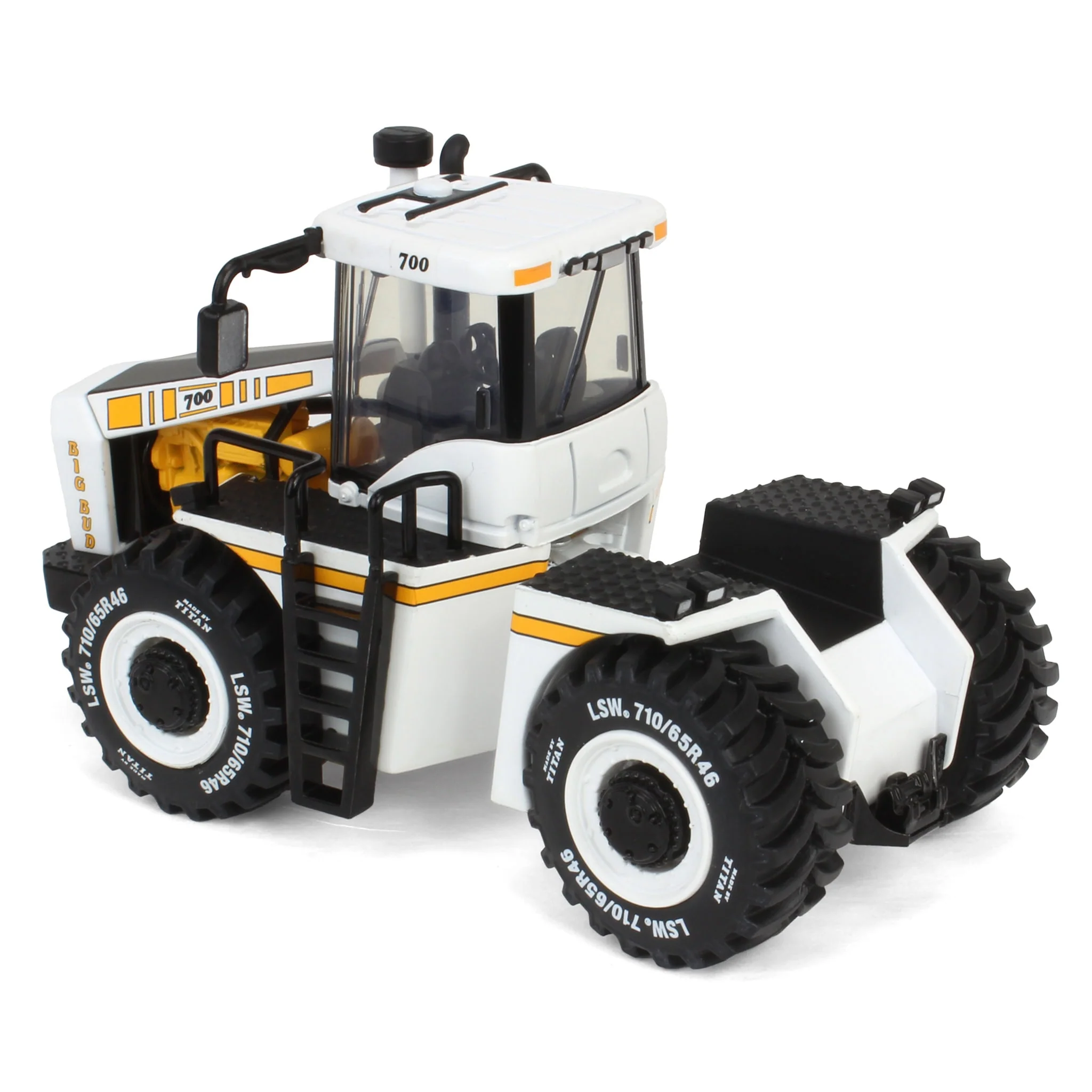 Las Vegas White CE Version ~ 1/64 Big Bud 700 Tractor with Titan Goodyear LSW Tires - Image 4