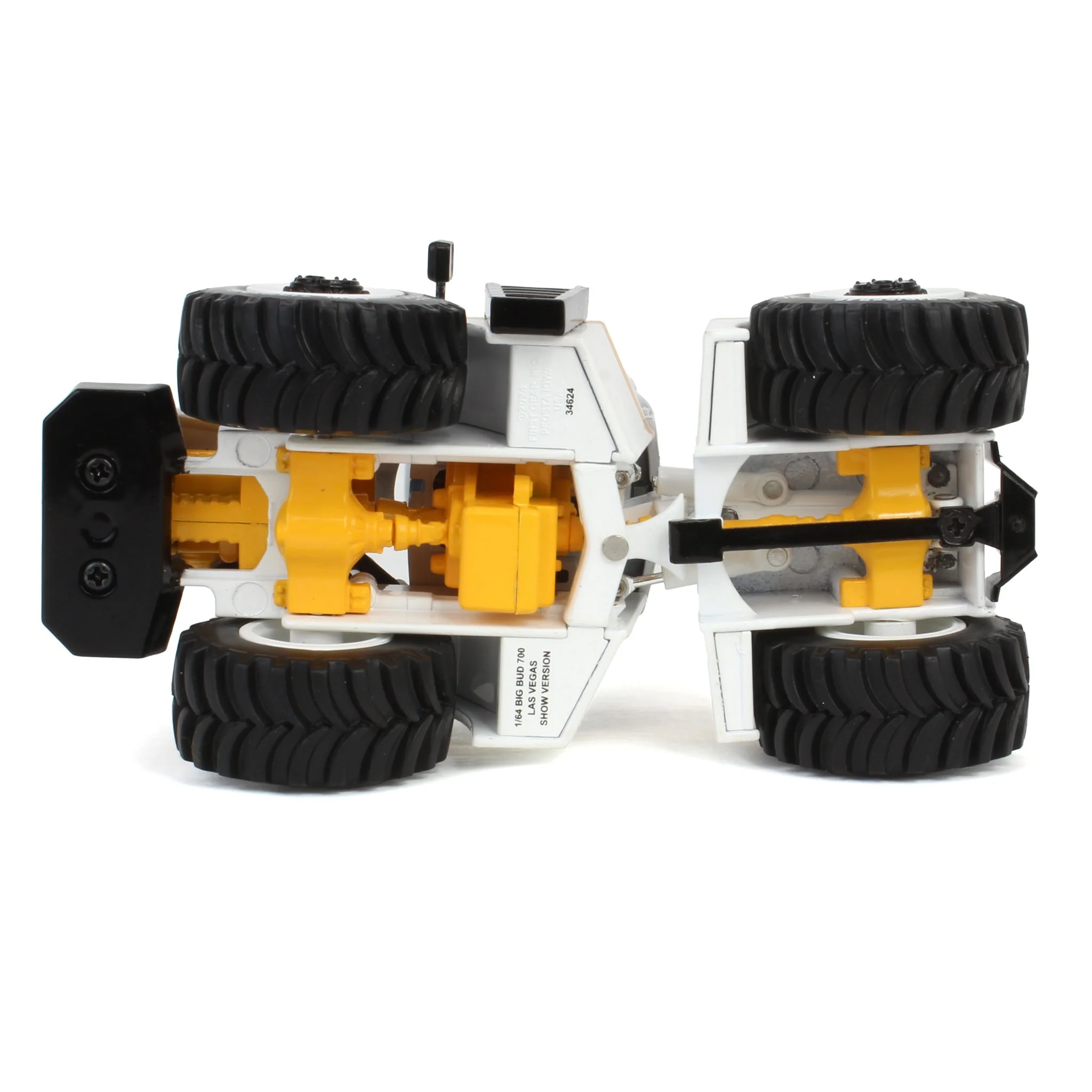 Las Vegas White CE Version ~ 1/64 Big Bud 700 Tractor with Titan Goodyear LSW Tires - Image 6