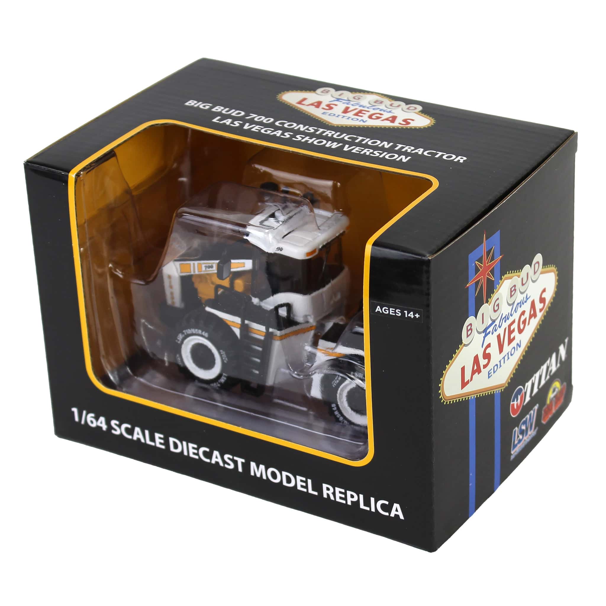 Las Vegas White CE Version ~ 1/64 Big Bud 700 Tractor with Titan Goodyear LSW Tires - Image 7