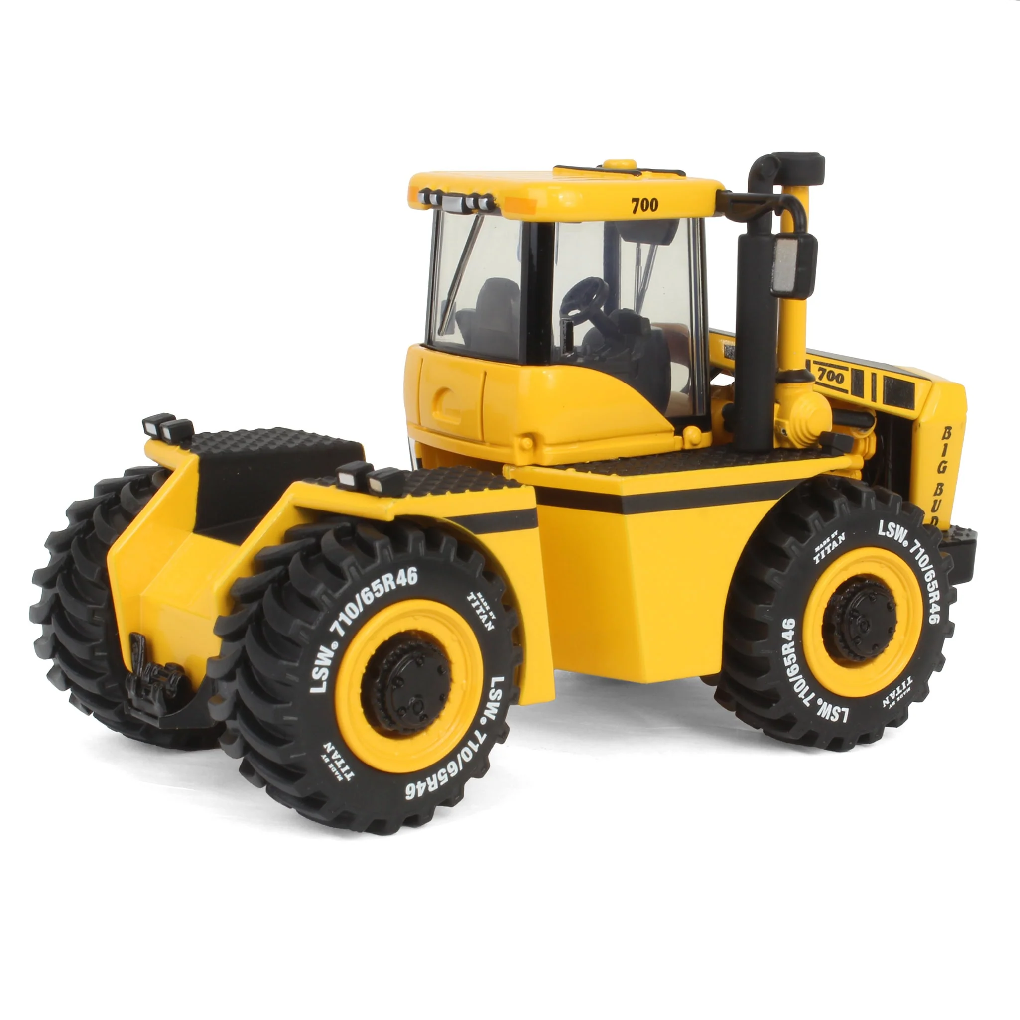 Las Vegas Yellow CE Construction Version ~ 1/64 Big Bud 700 Tractor with Titan Goodyear LSW Tires by First Gear - Image 3