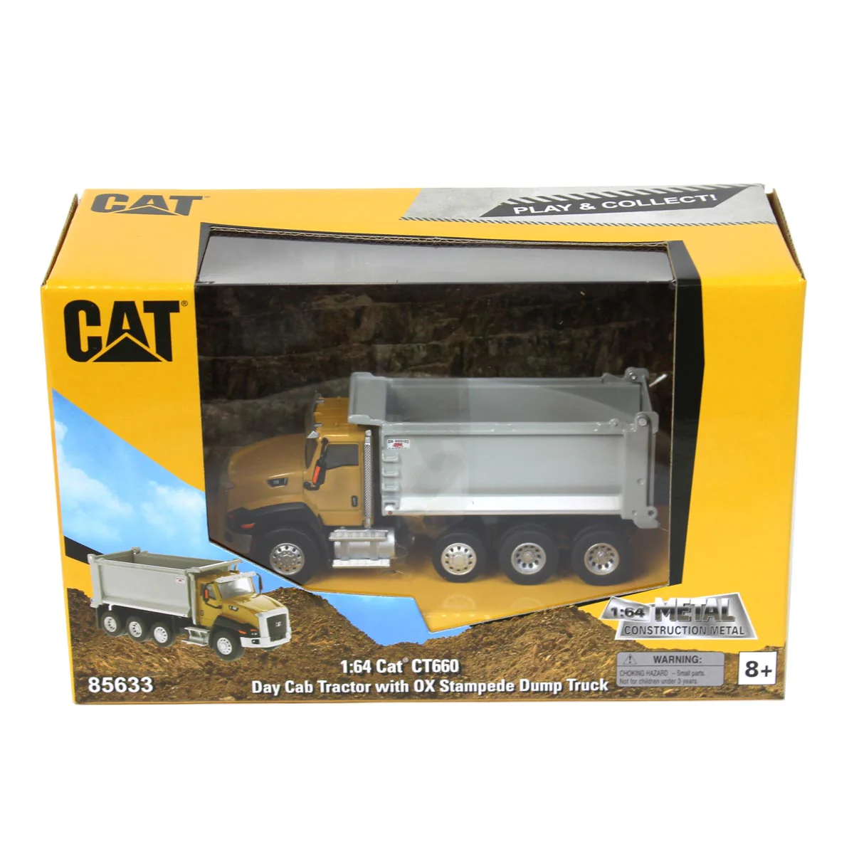 1/64 Caterpillar CT660 Stampede Dump Truck by Diecast Masters - Image 4