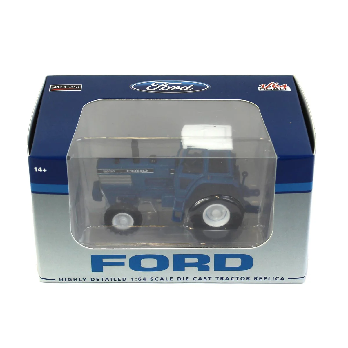 1/64 Ford 8830 Tractor with Gray Grille & MFD by SpecCast - Image 5