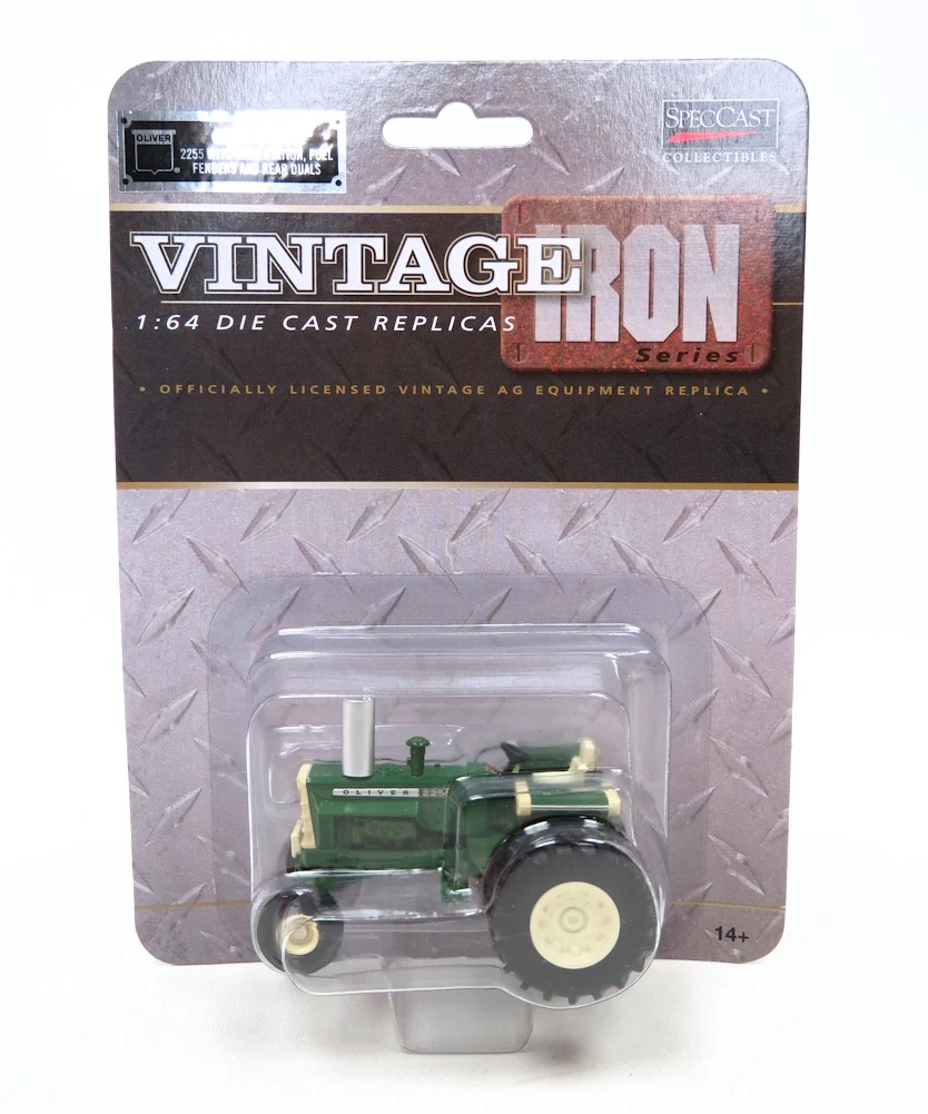 1/64 Oliver 2255 2WD Tractor with Duals & Fender Tanks by SpecCast - Image 2