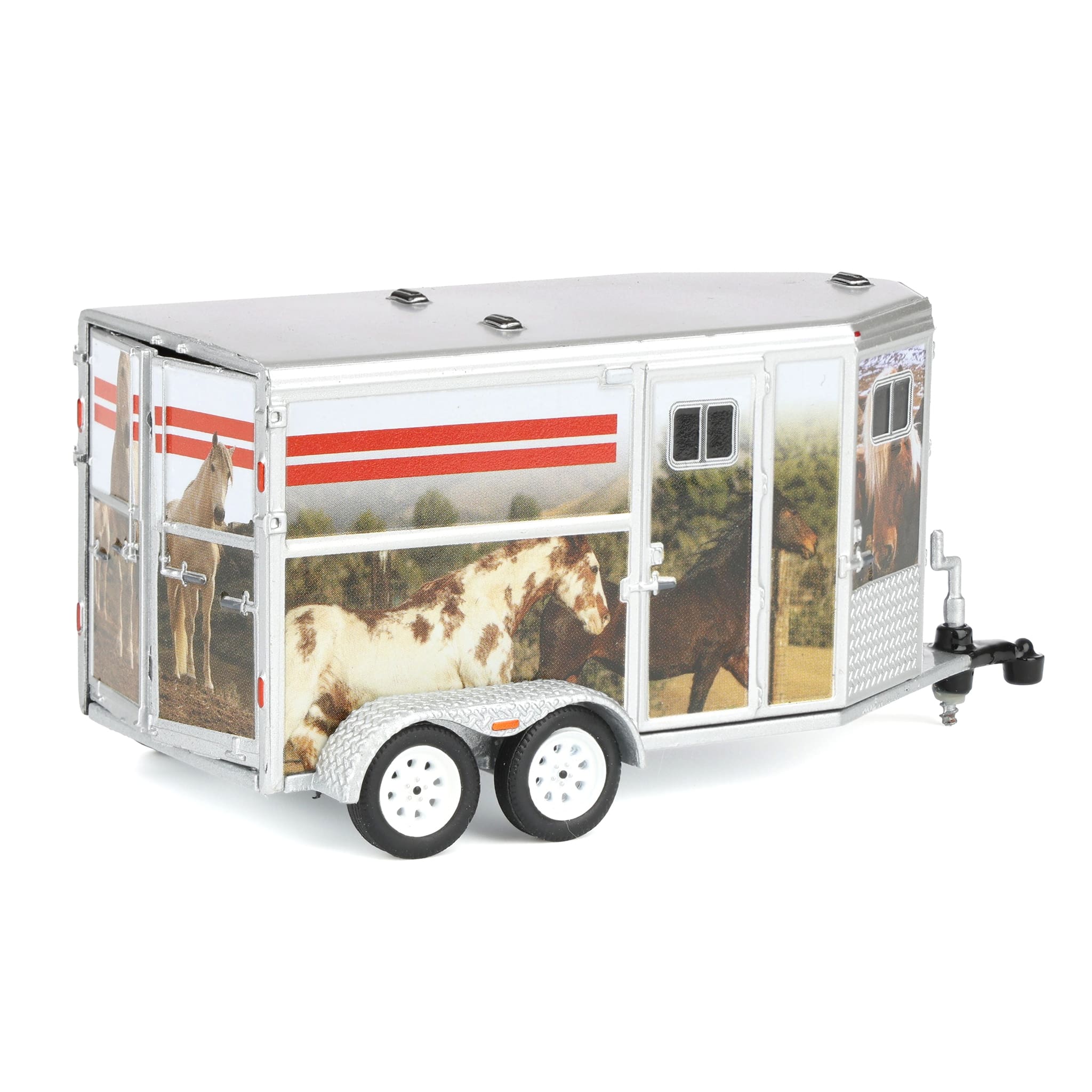 1/64 Horse Trailer with Custom Horse Wrap, Down on the Farm Series 11 - Image 3
