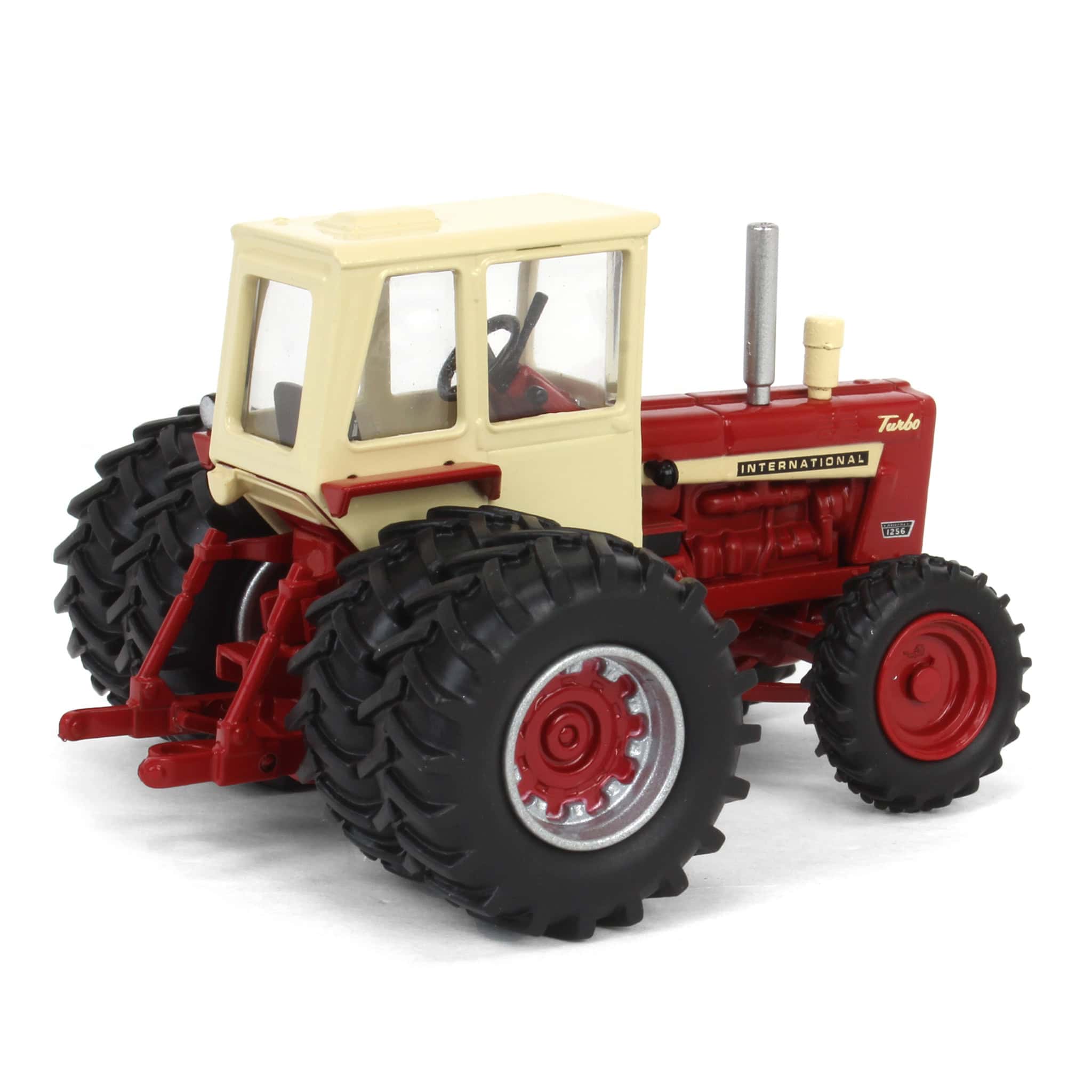 1/64 IH Farmall 1256 4WD Tractor with FWA & Cab - Image 3