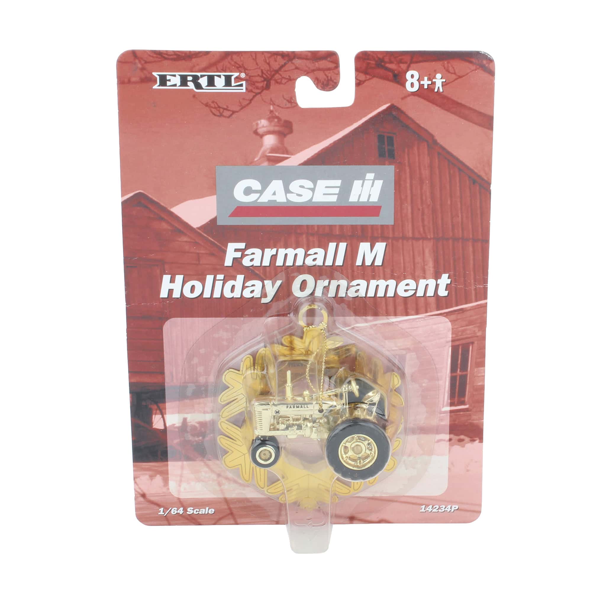 1/64 IH Farmall M Gold Holiday Christmas Ornament by ERTL