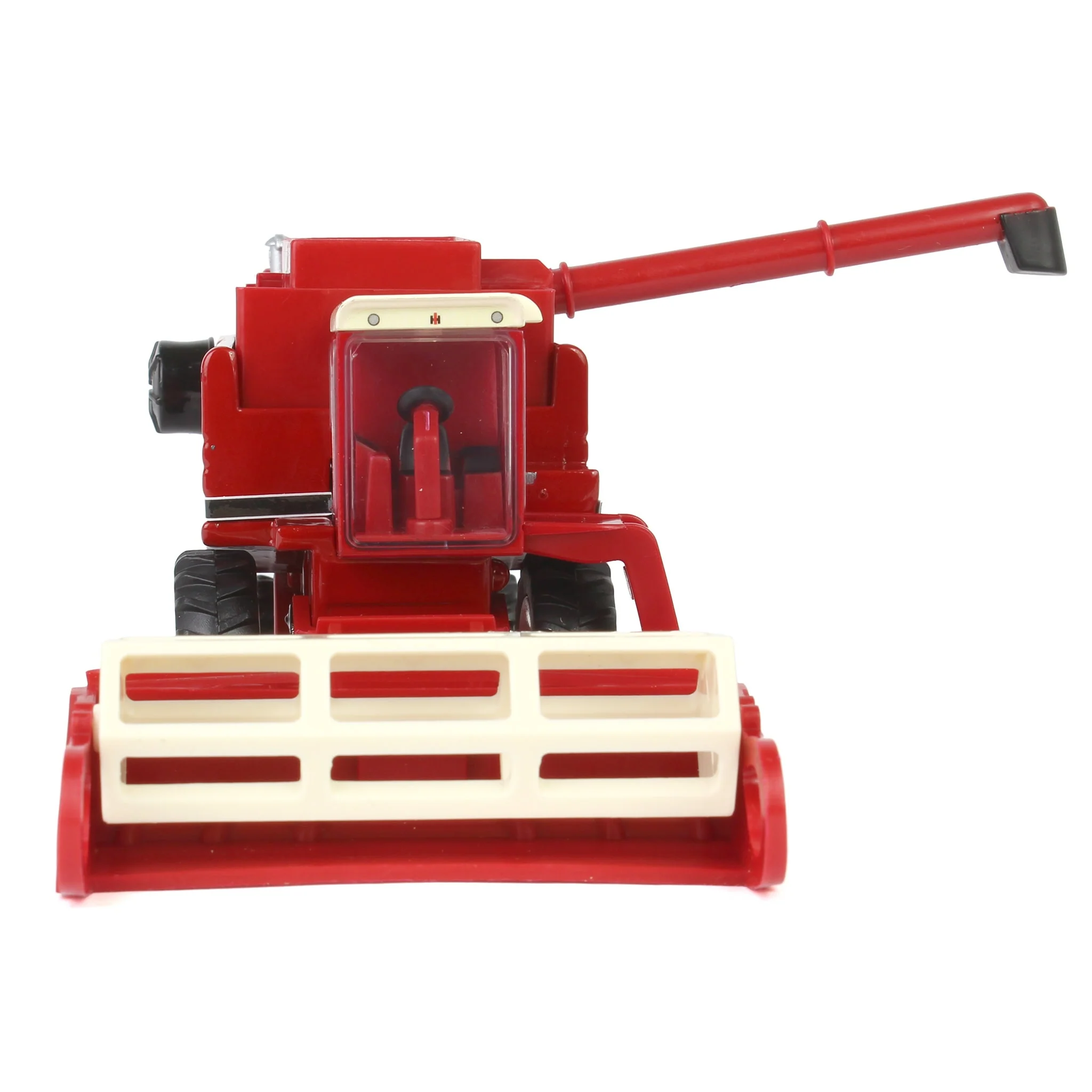 1/64 International 1460 Combine with Rear Wheel Assist, Corn Head & Grain Head by ERTL - Image 9