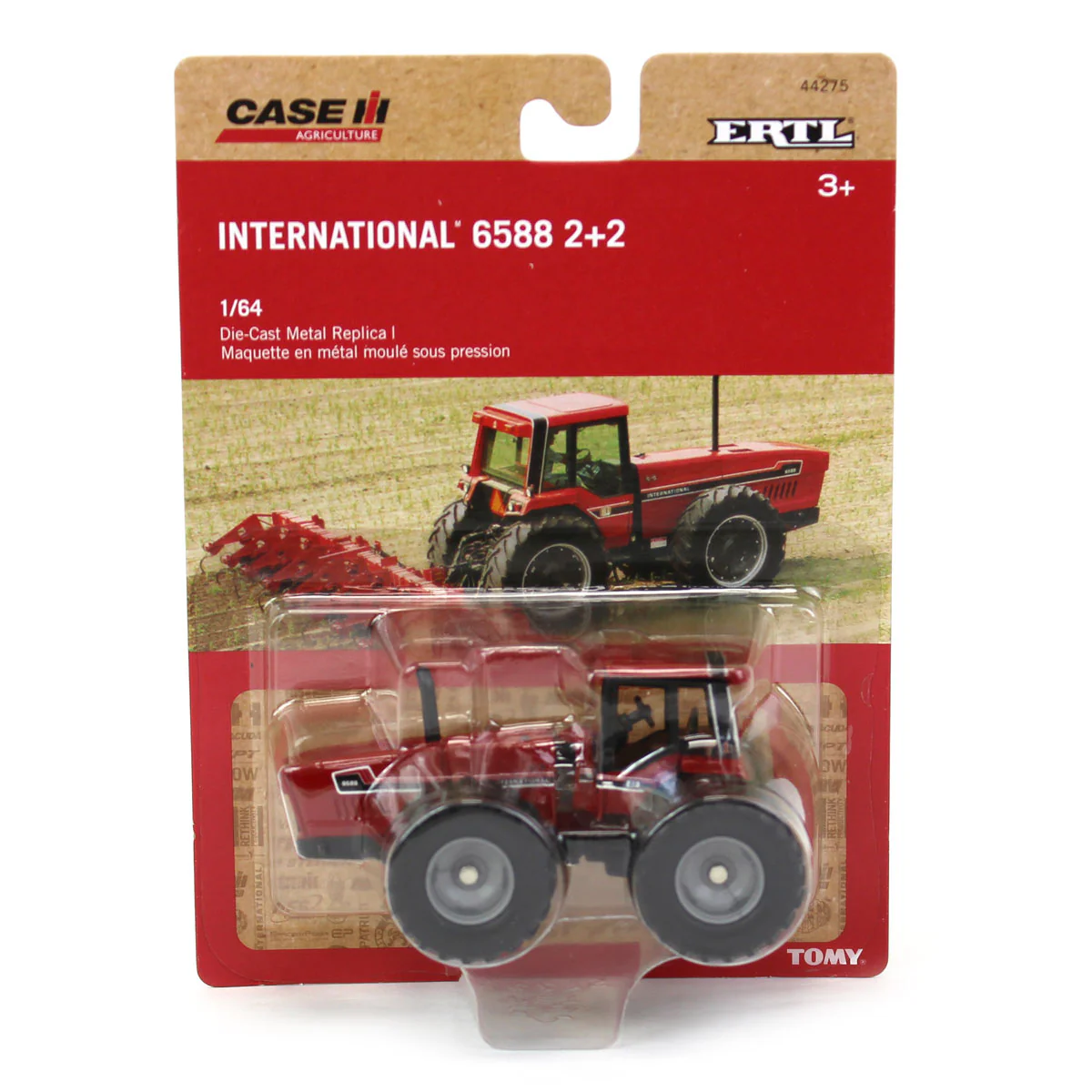 1/64 International Harvester 6588 2+2 Tractor with Front & Rear Duals by ERTL - Image 7