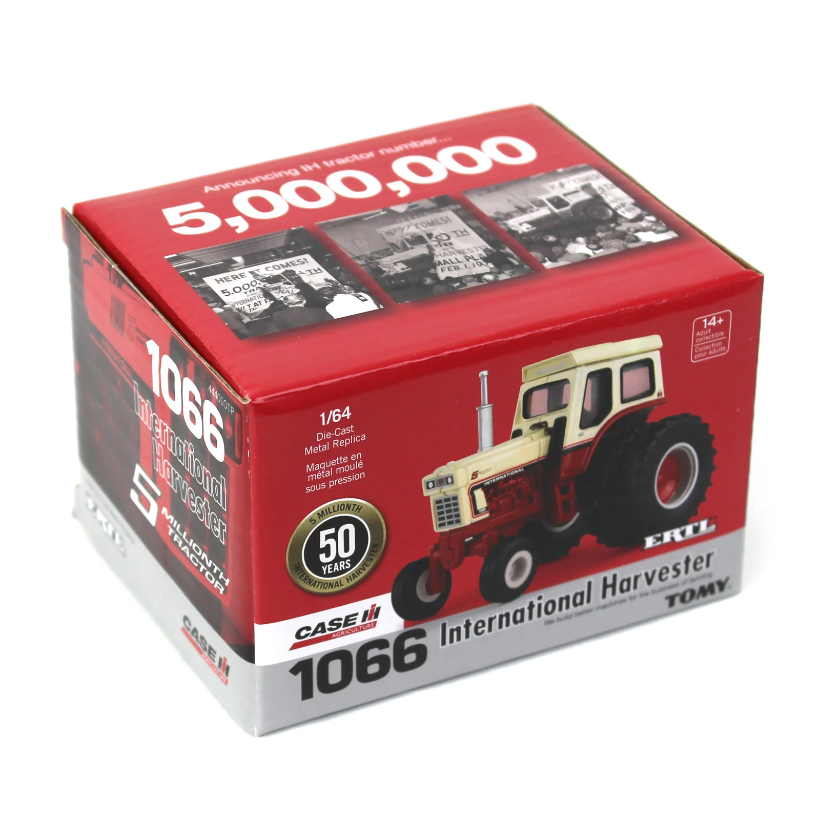 1/64 International Harvester 1066 5 Millionth Tractor, 50th Anniversary, ERTL Prestige Collection - Image 6