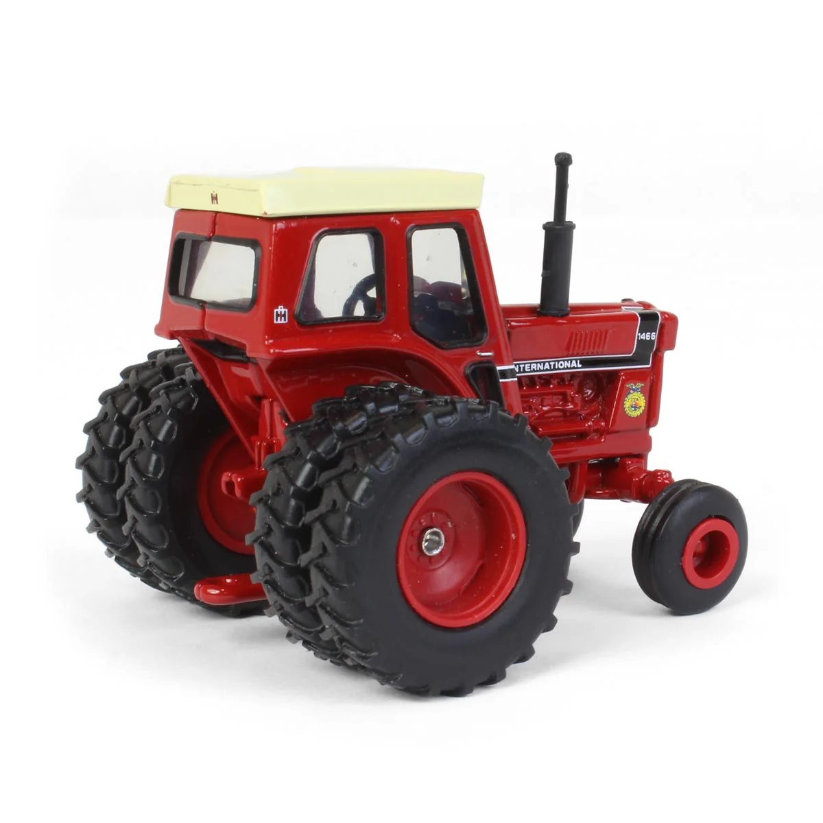 1/64 International Harvester 1466 Black Stripe Tractor with Wide Front & FFA Logo by ERTL - Image 3