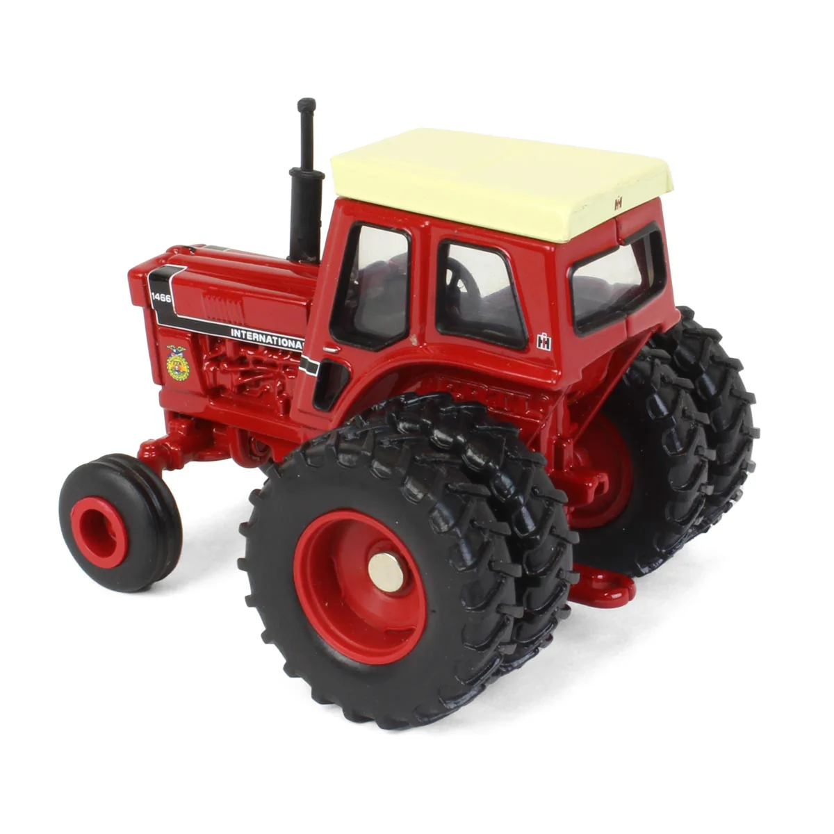 1/64 International Harvester 1466 Black Stripe Tractor with Wide Front & FFA Logo by ERTL - Image 4
