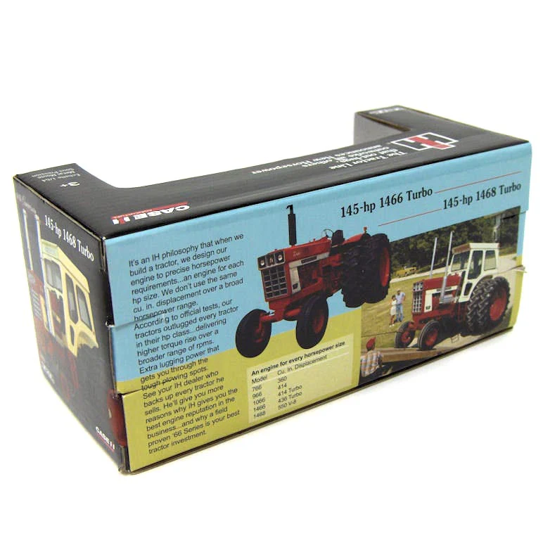 1/64 International Harvester 1468 & 1466 40th Anniversary Tractor Set by ERTL - Image 3