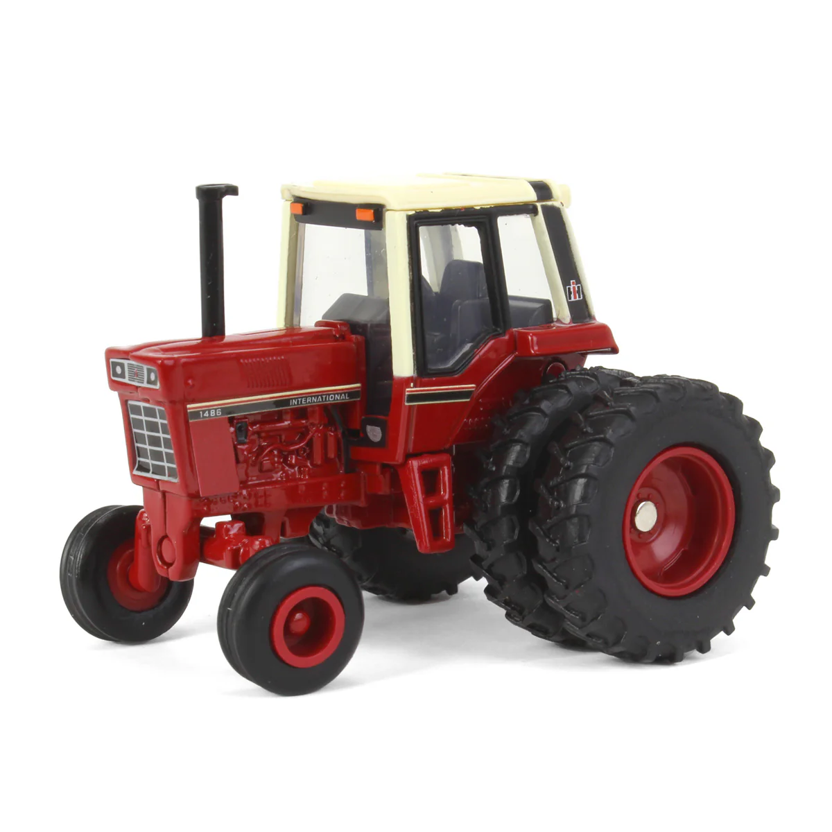 1/64 International Harvester 1486 Tri-Stripe Tractor with Wide Front & Rear Duals by ERTL