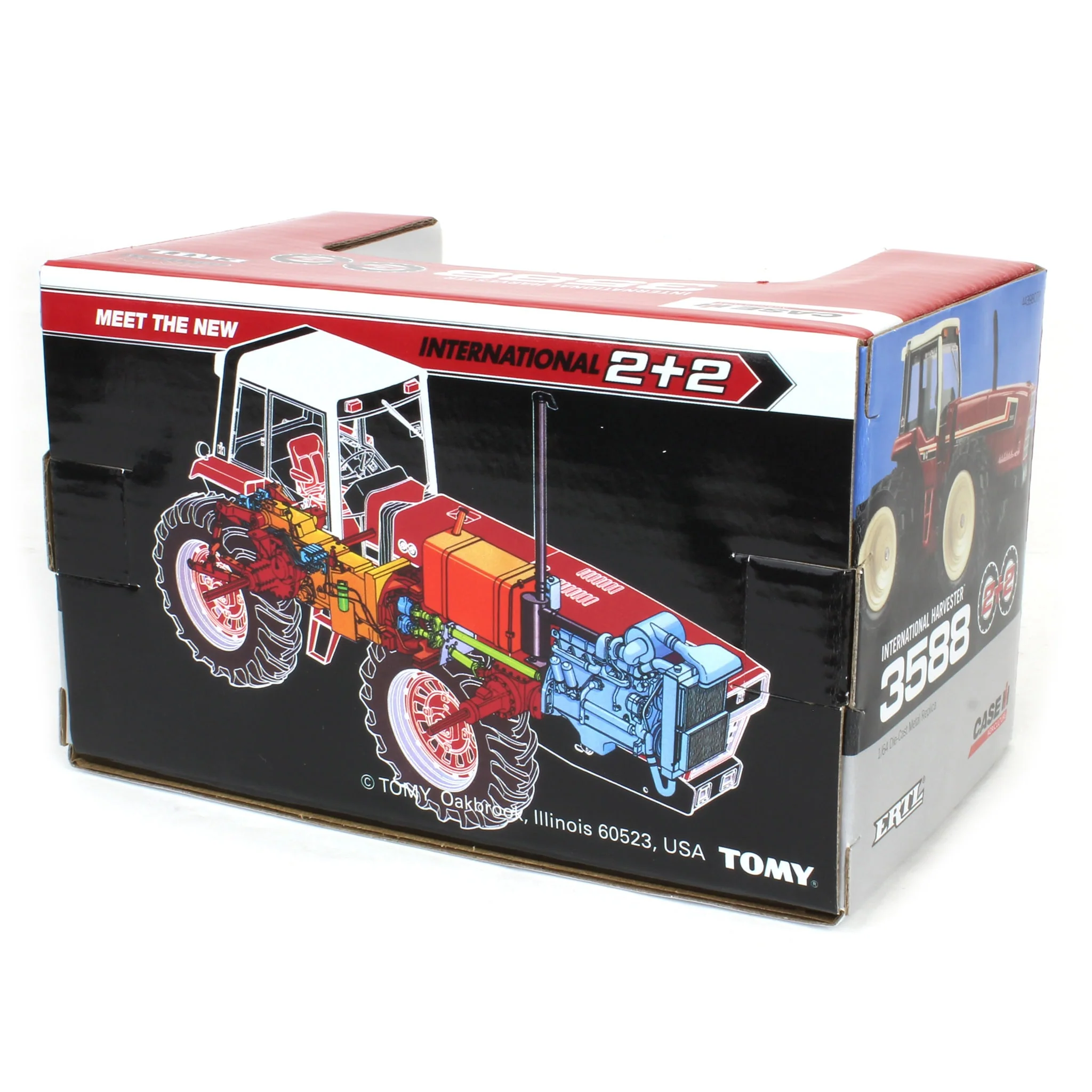 1/64 International Harvester 3588 2+2 Tractor, Limited Edition, ERTL Prestige Collection - Image 9