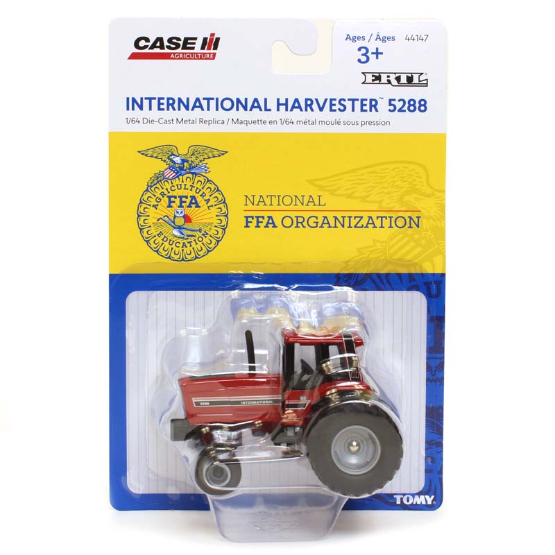 1/64 International Harvester 5288 2WD Tractor with Cab, Rear Duals & FFA Logo by ERTL - Image 2