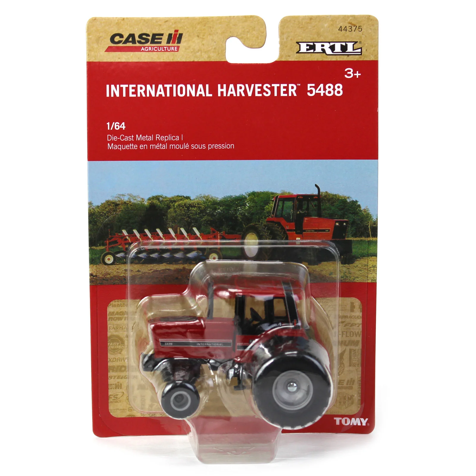 1/64 International Harvester 5488 Tractor with Wide Front & Rear Duals by ERTL - Image 6